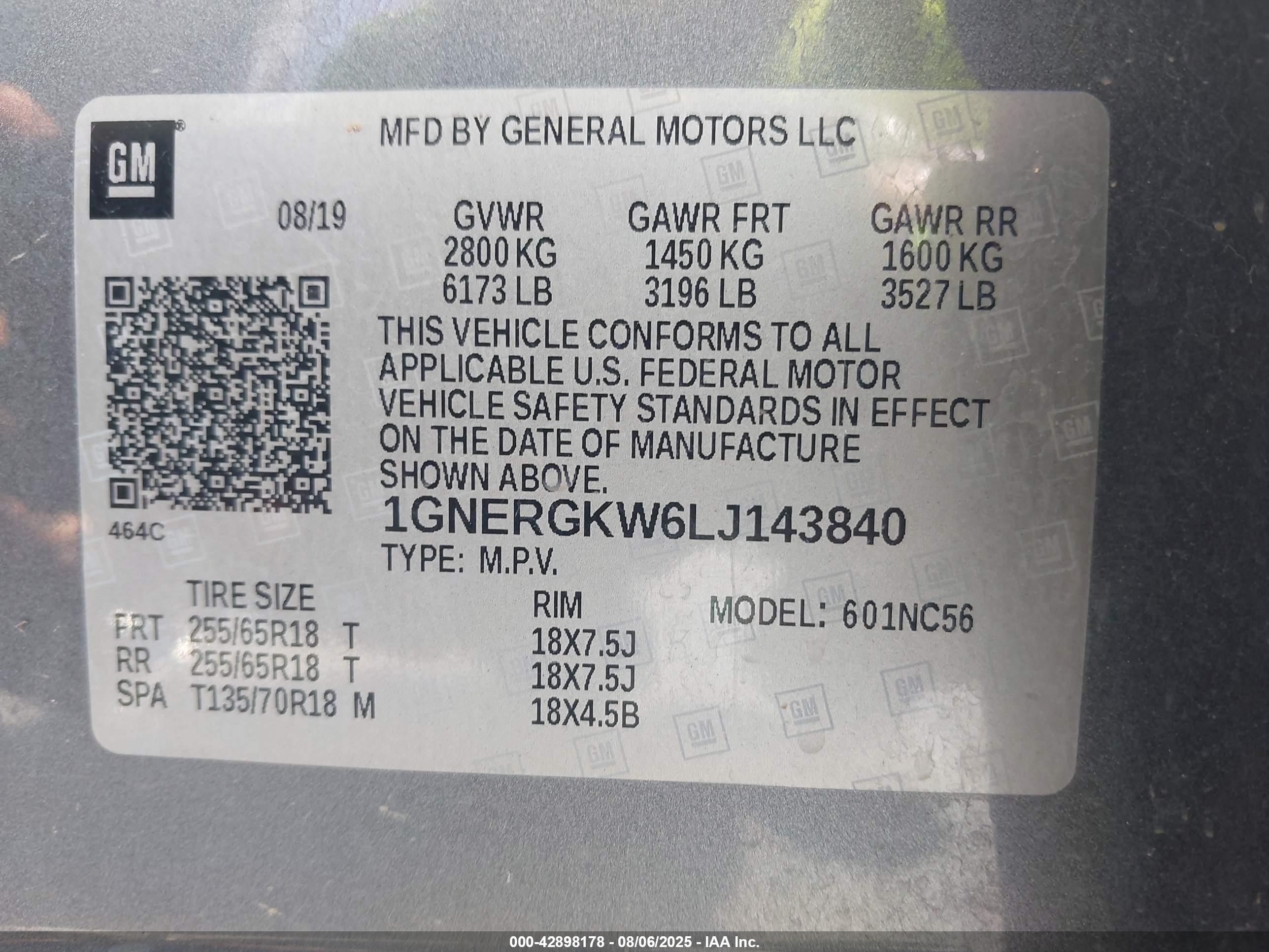 CHEVROLET TRAVERSE image 9