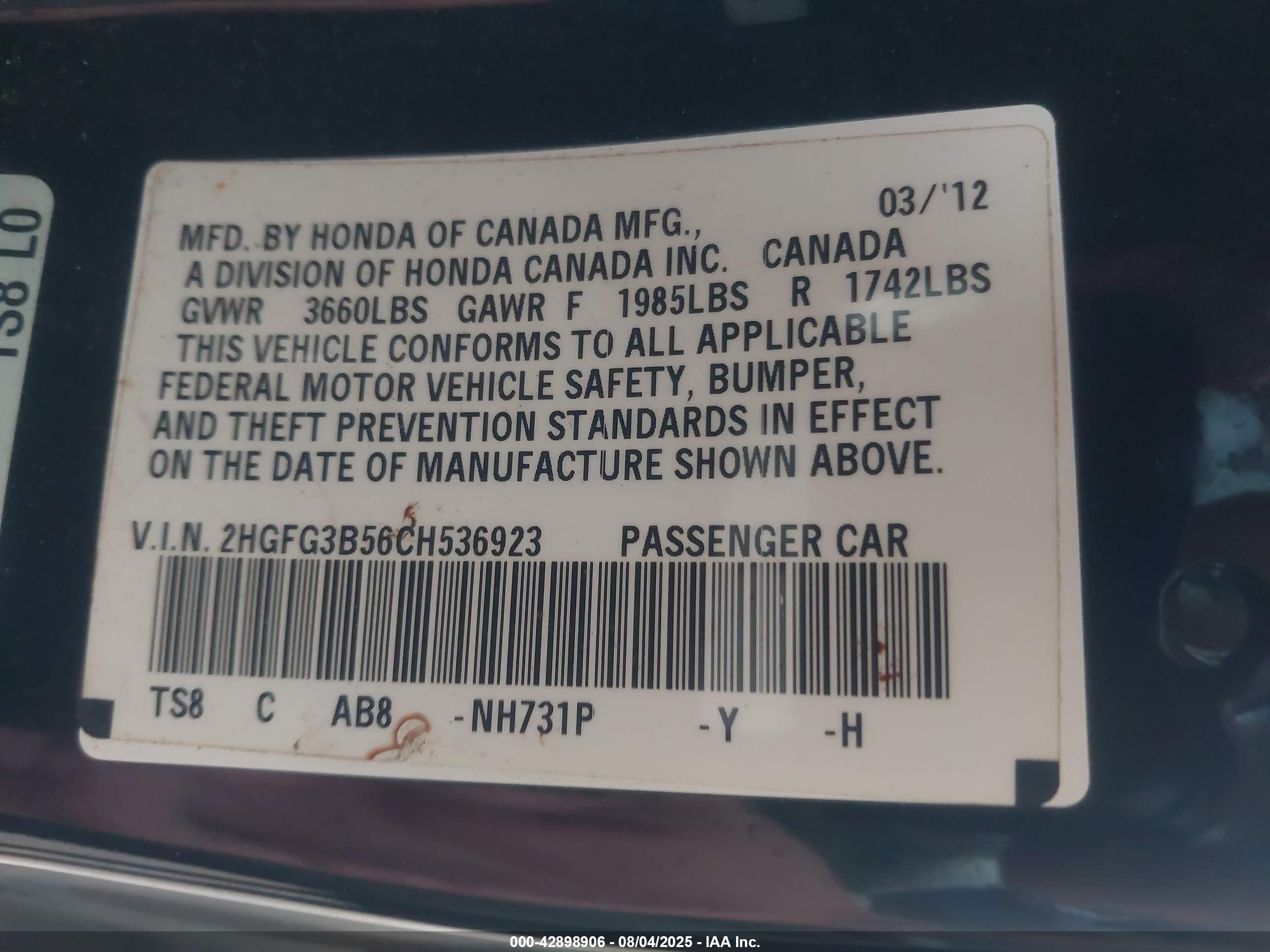 HONDA CIVIC image 9