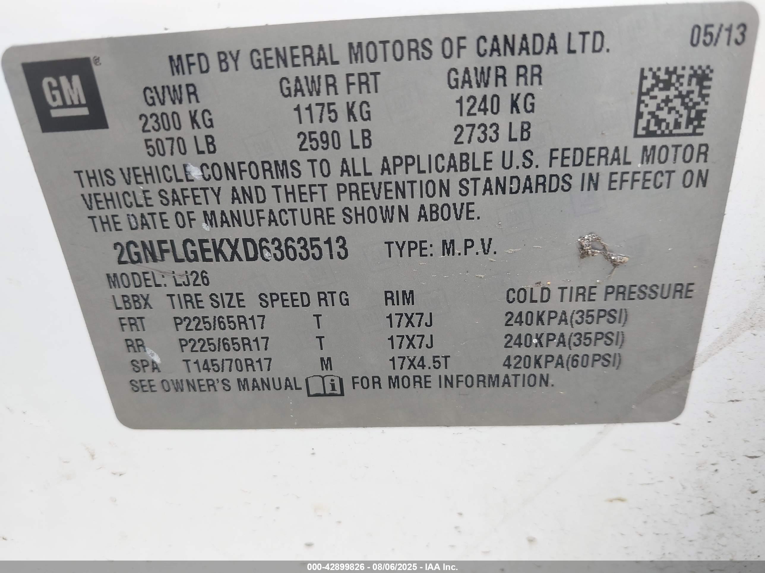 CHEVROLET EQUINOX image 9