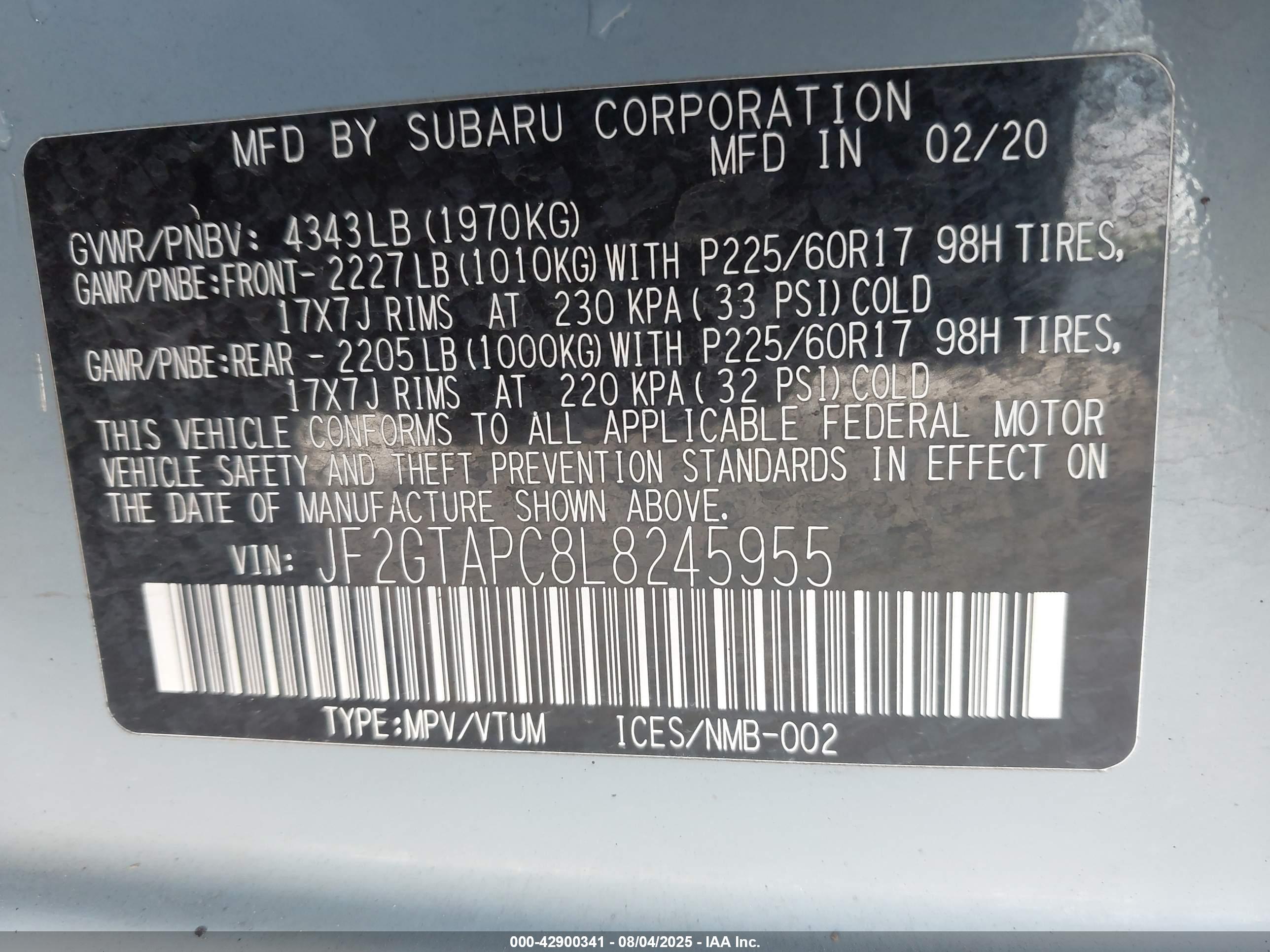 SUBARU CROSSTREK image 9