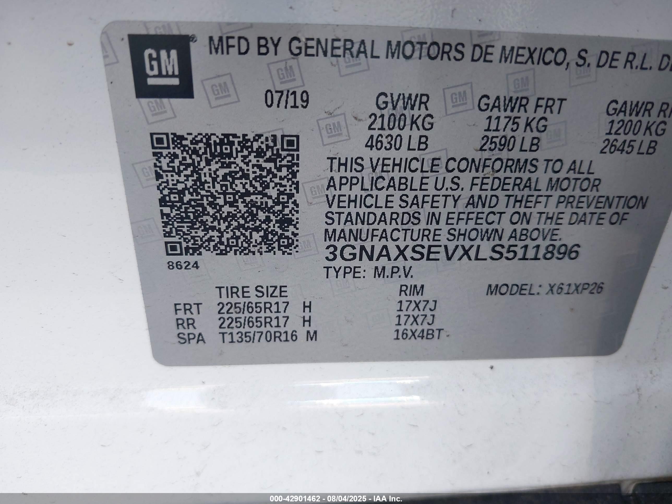 CHEVROLET EQUINOX image 9