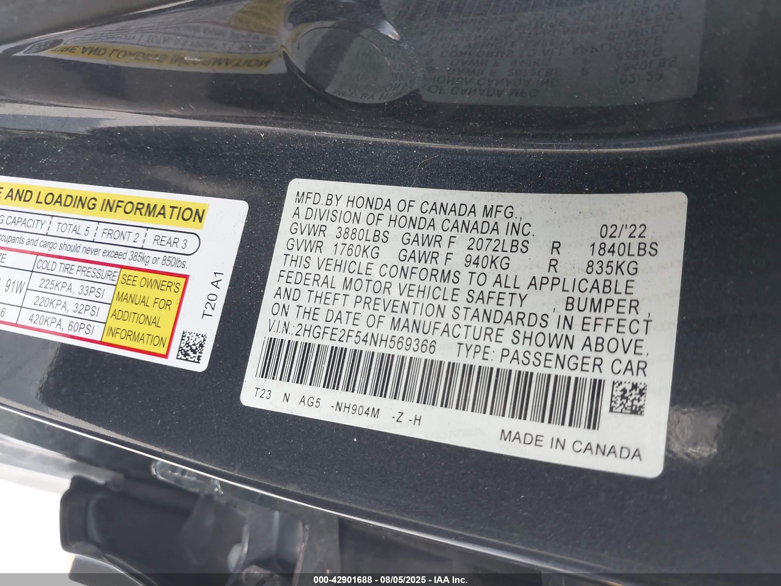 HONDA CIVIC image 9