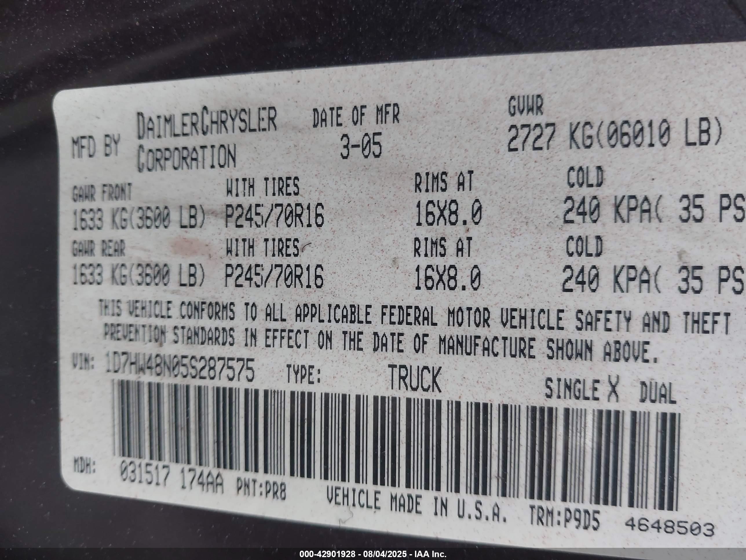 DODGE DAKOTA image 9