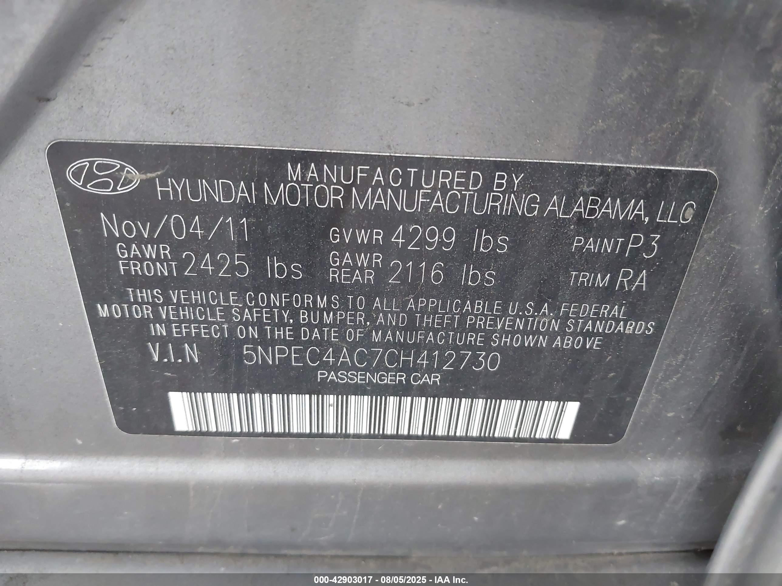 HYUNDAI SONATA image 9