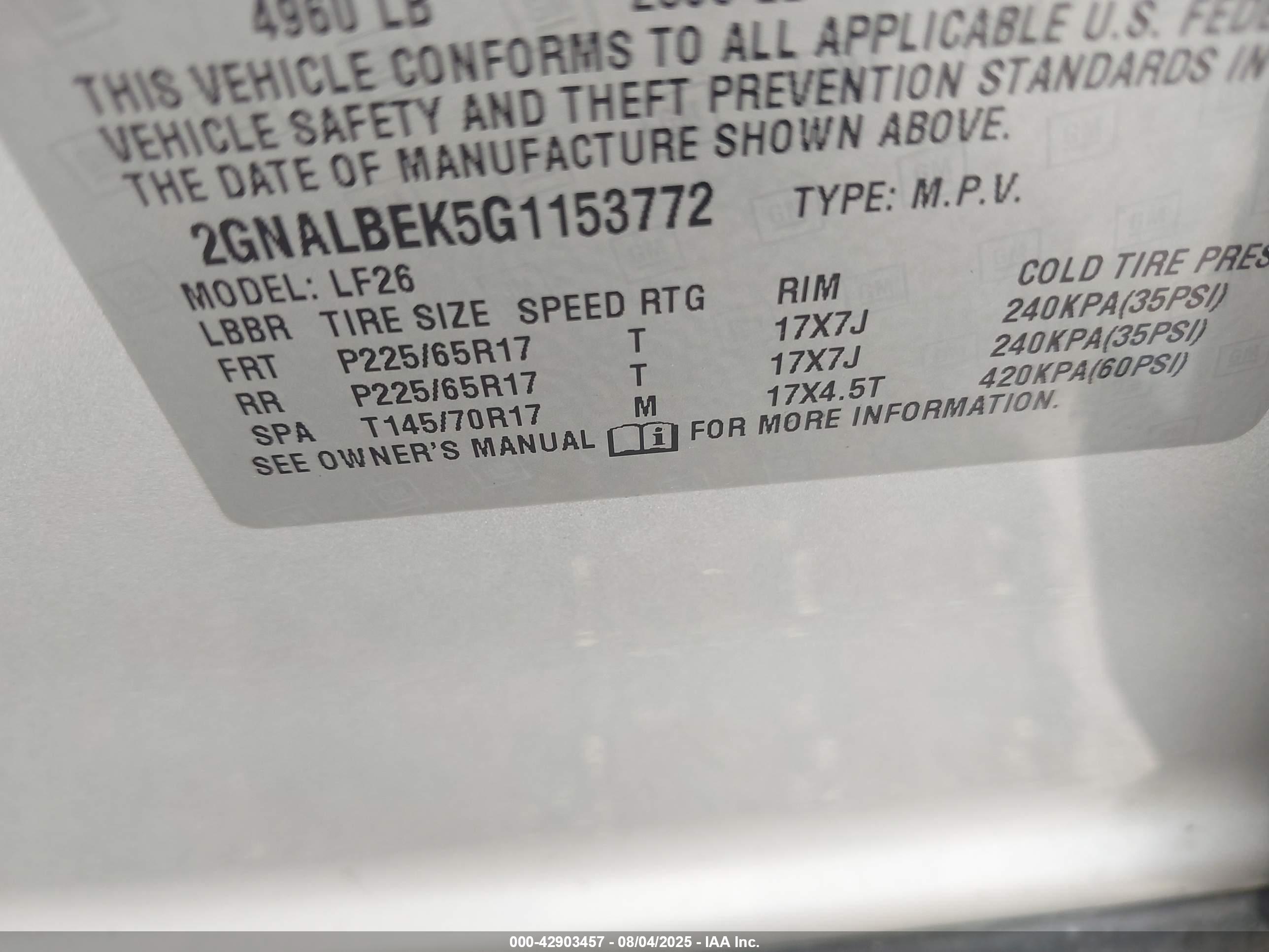 CHEVROLET EQUINOX image 9