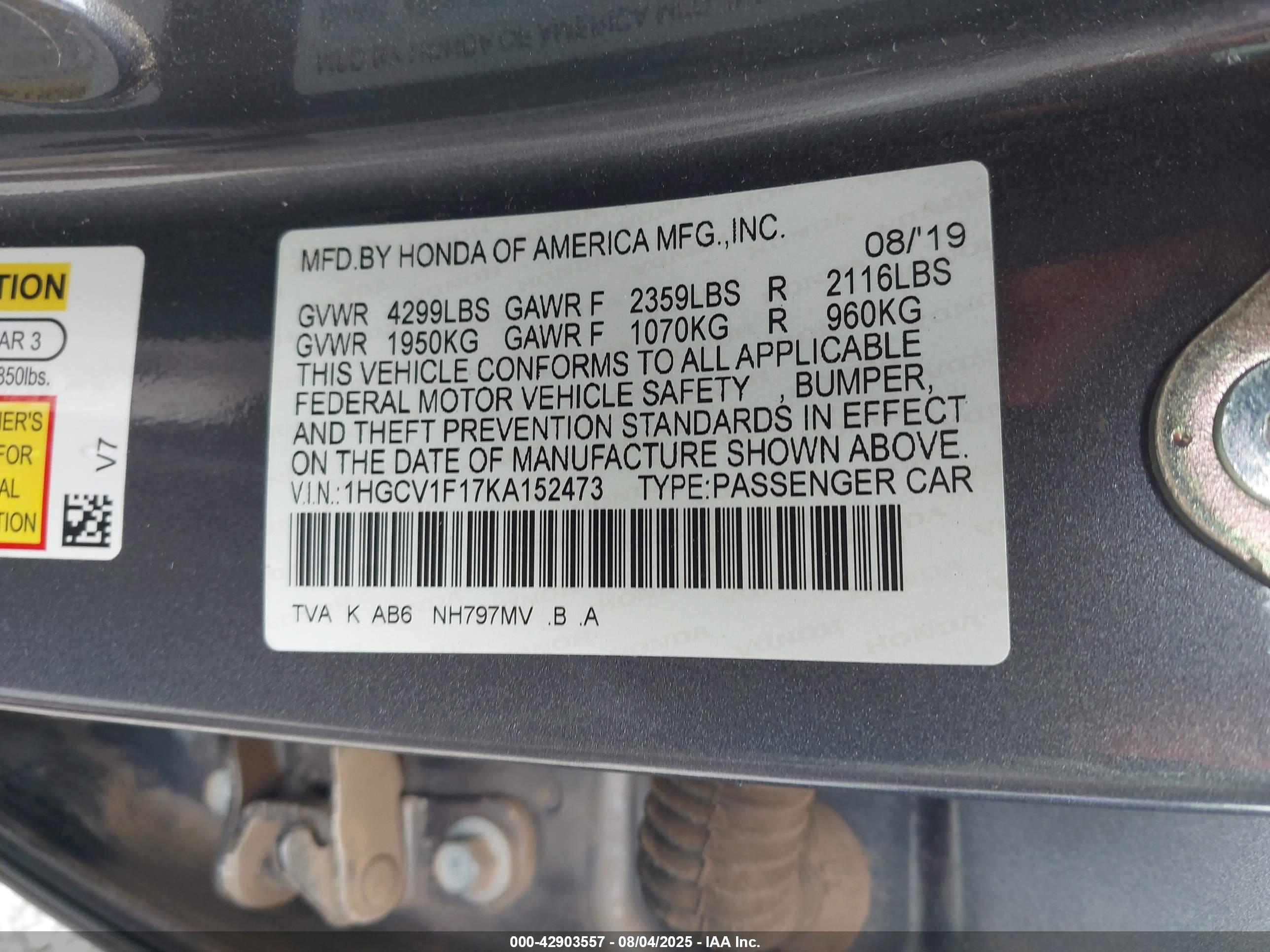 HONDA ACCORD image 9