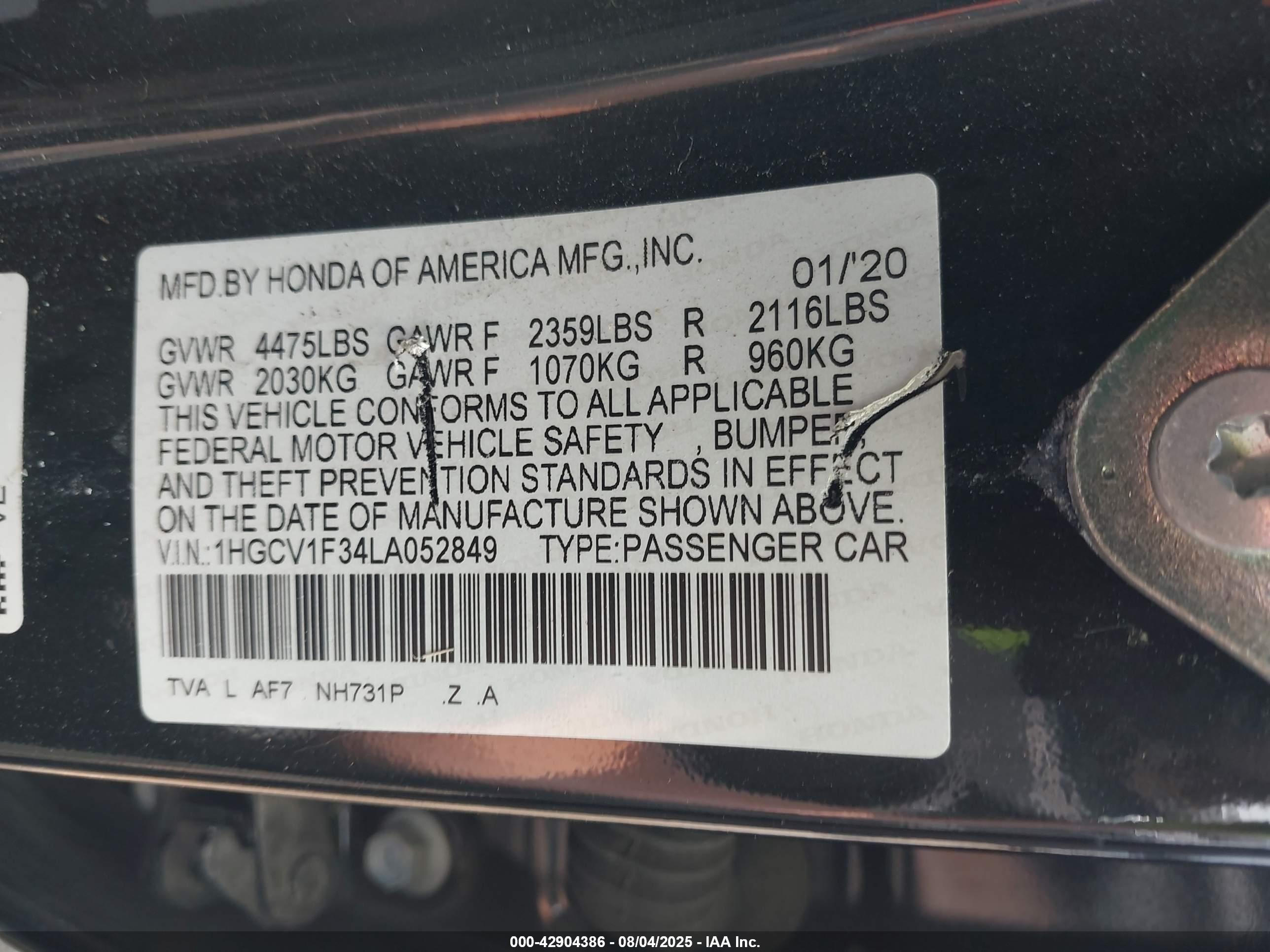 HONDA ACCORD image 9