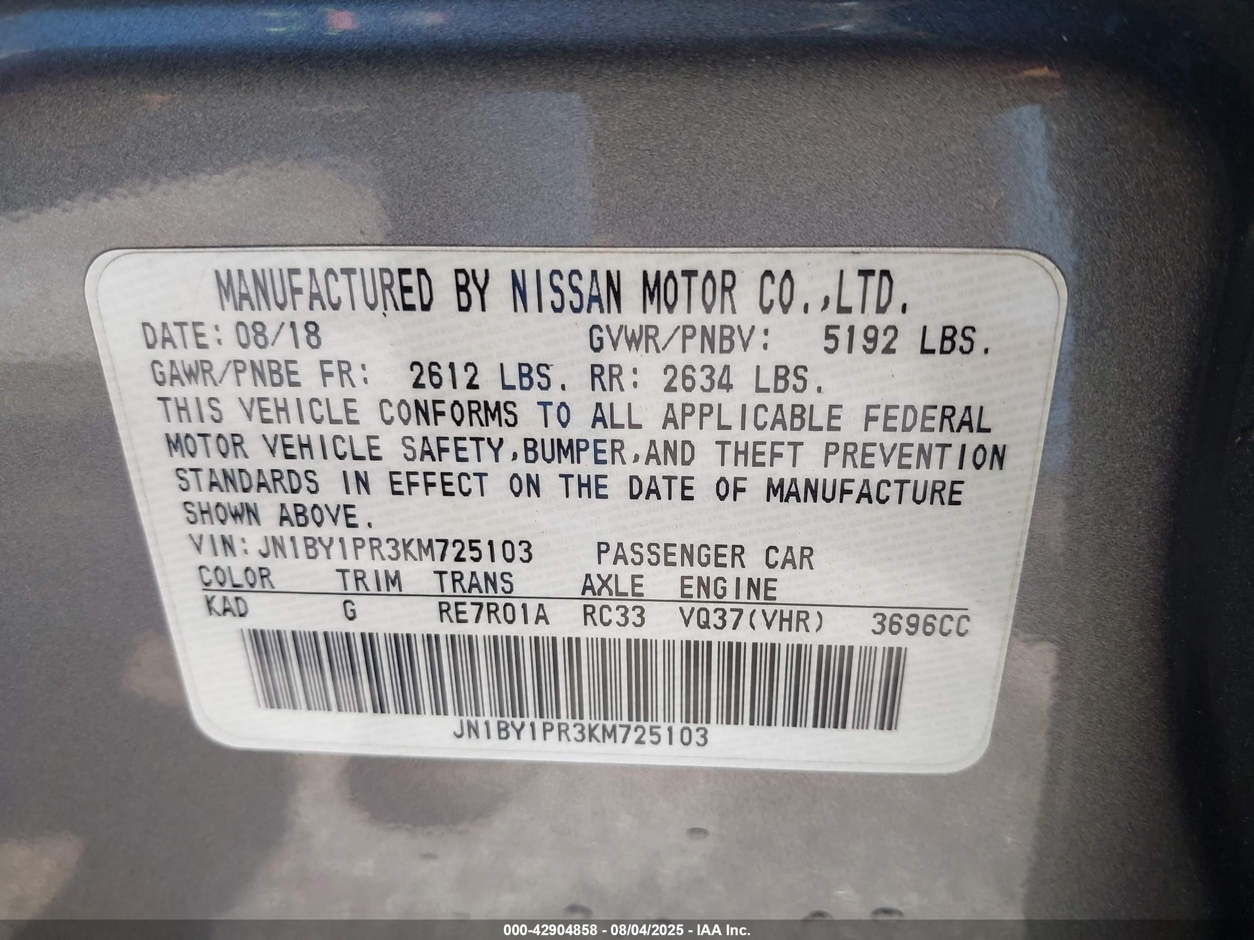 INFINITI Q70L image 9