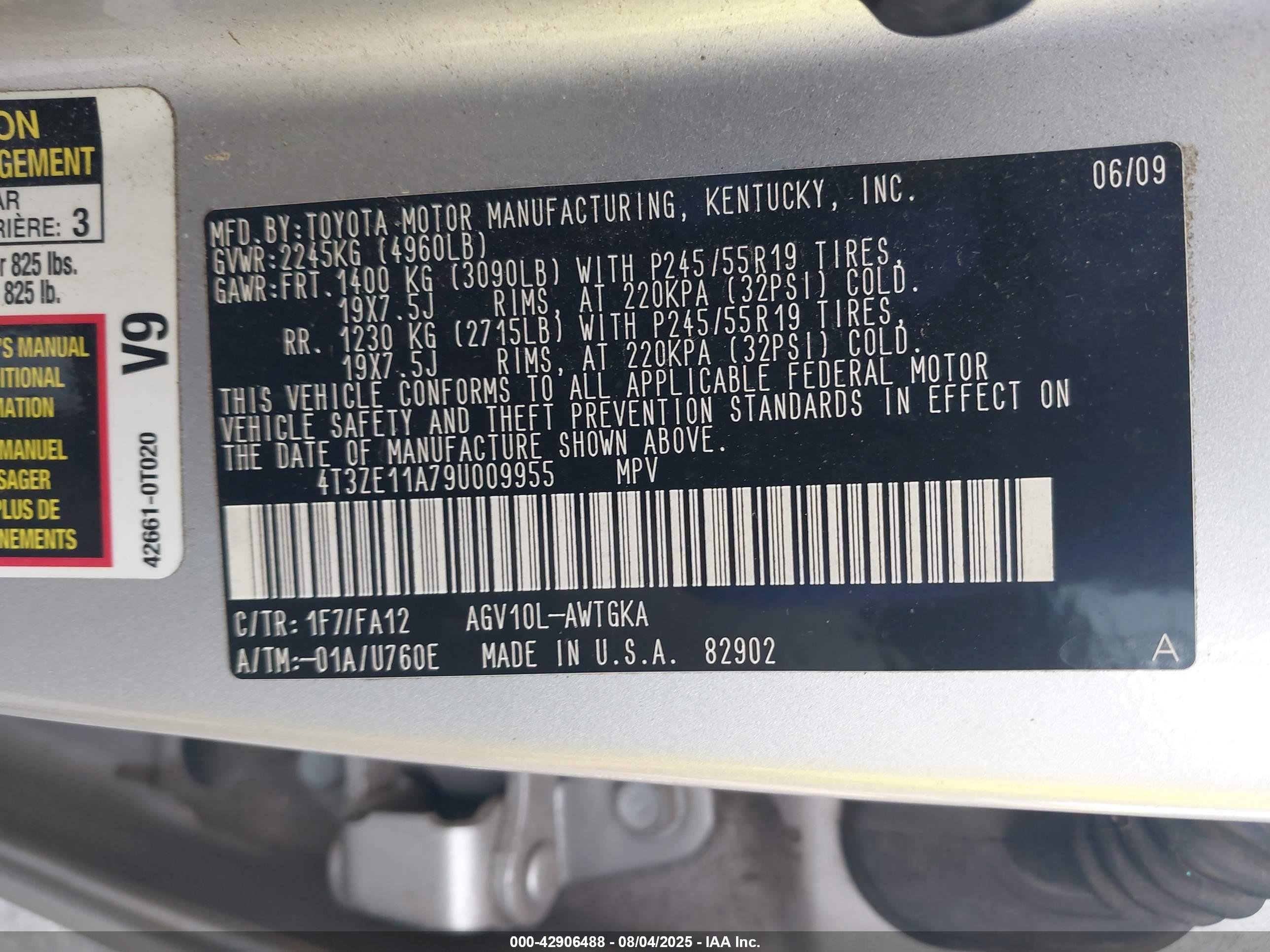 TOYOTA VENZA image 9