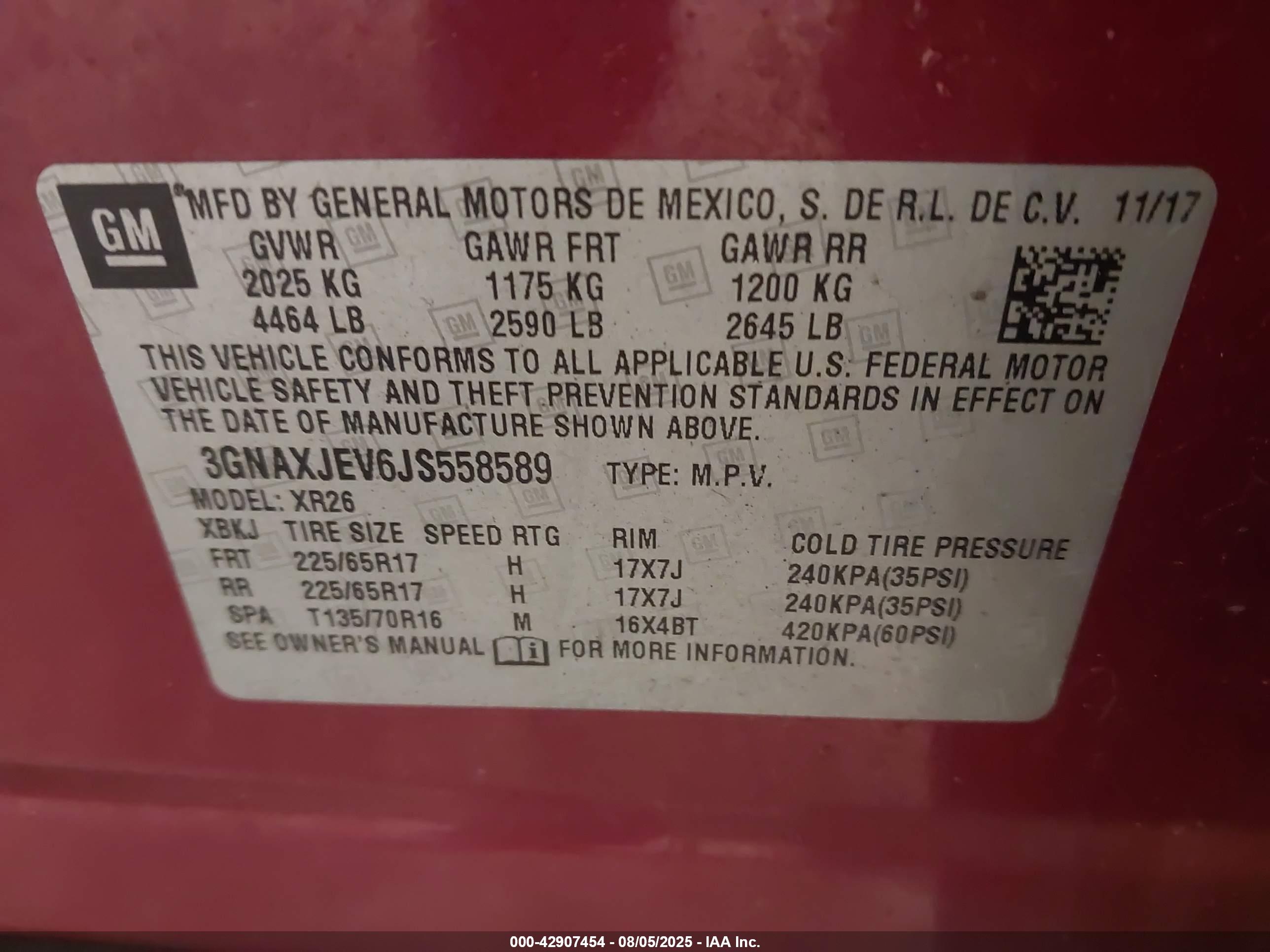 CHEVROLET EQUINOX image 9