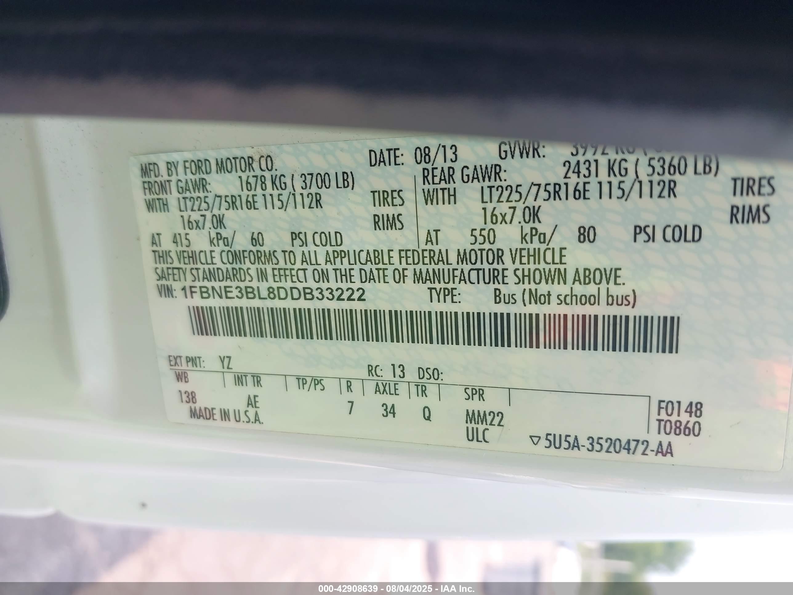 FORD E-350 image 9