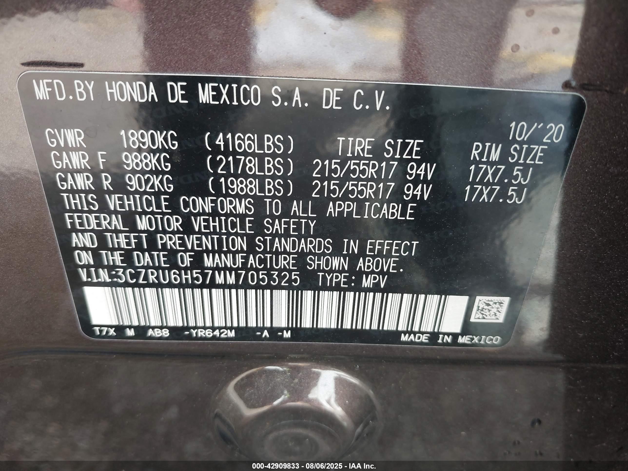 HONDA HR-V image 9