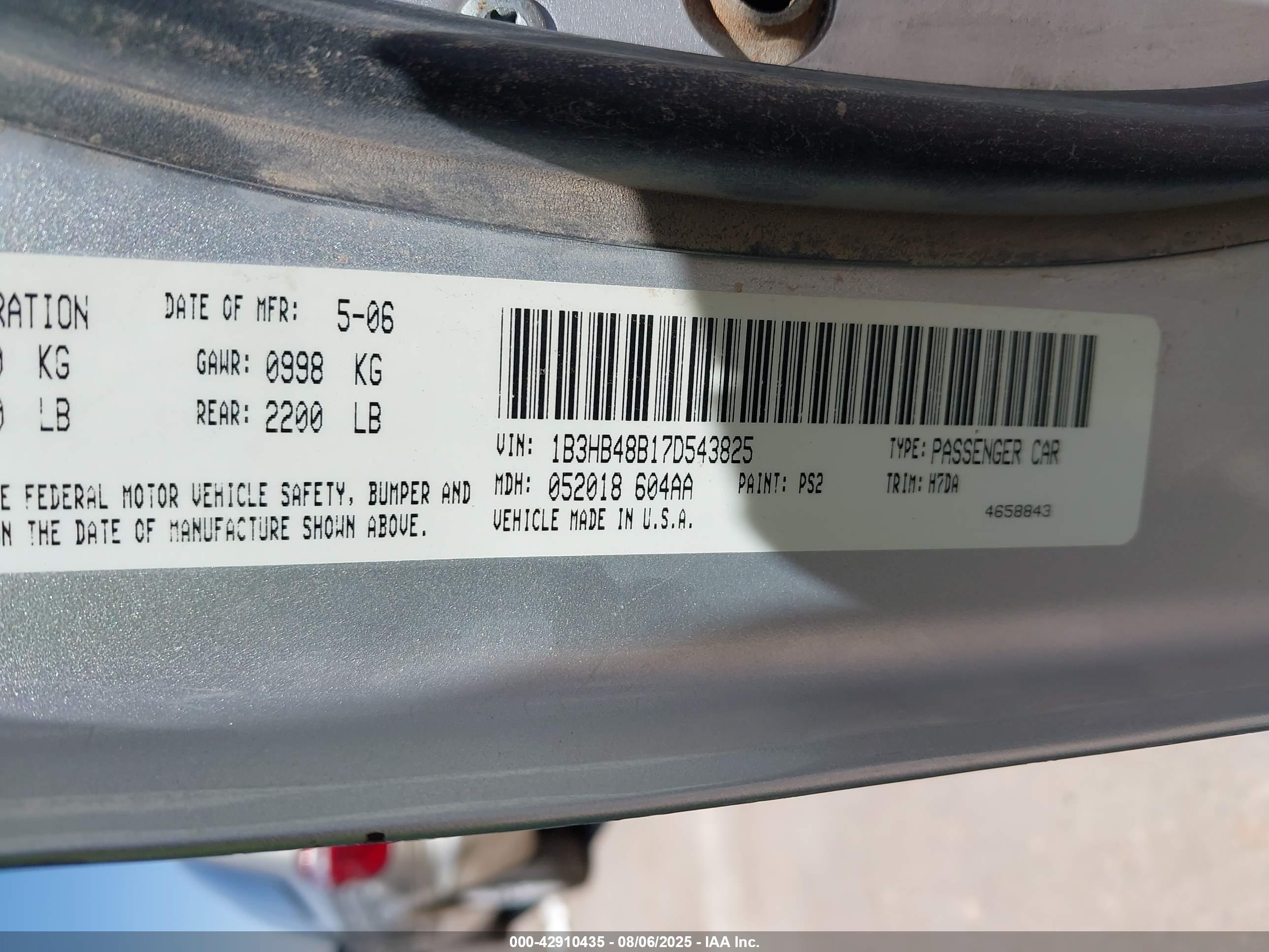 DODGE CALIBER image 9