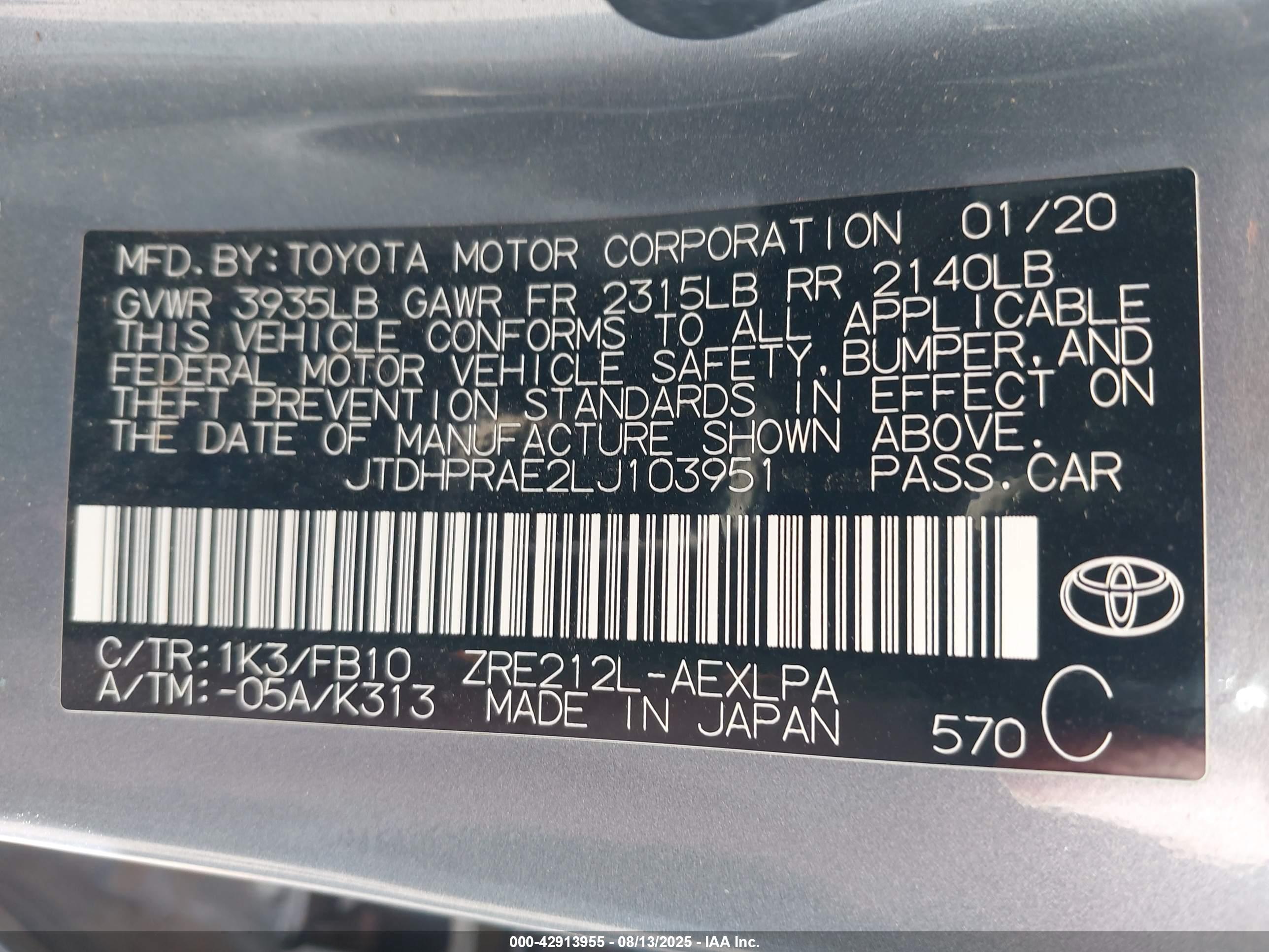 TOYOTA COROLLA image 9