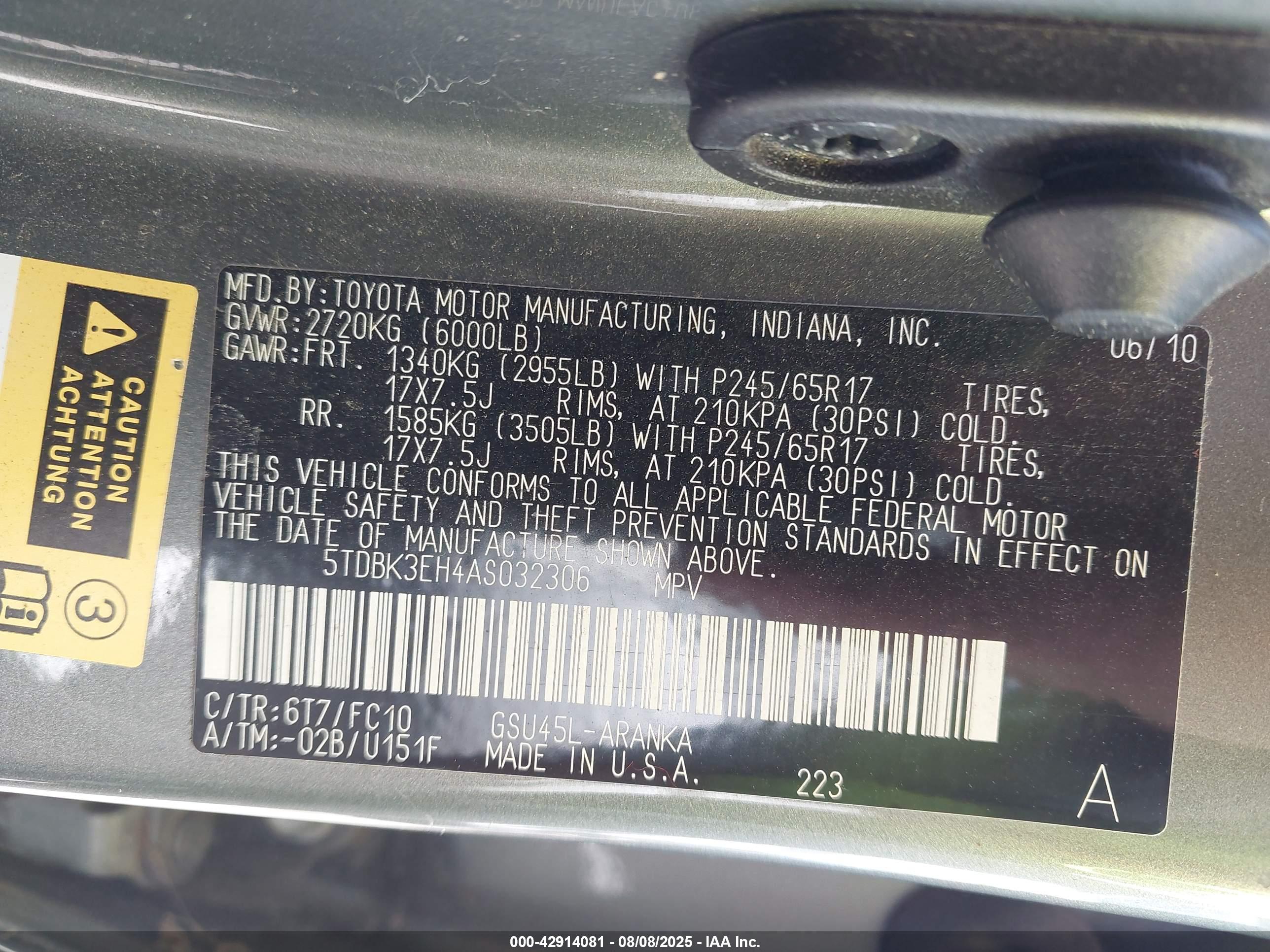 TOYOTA HIGHLANDER image 9