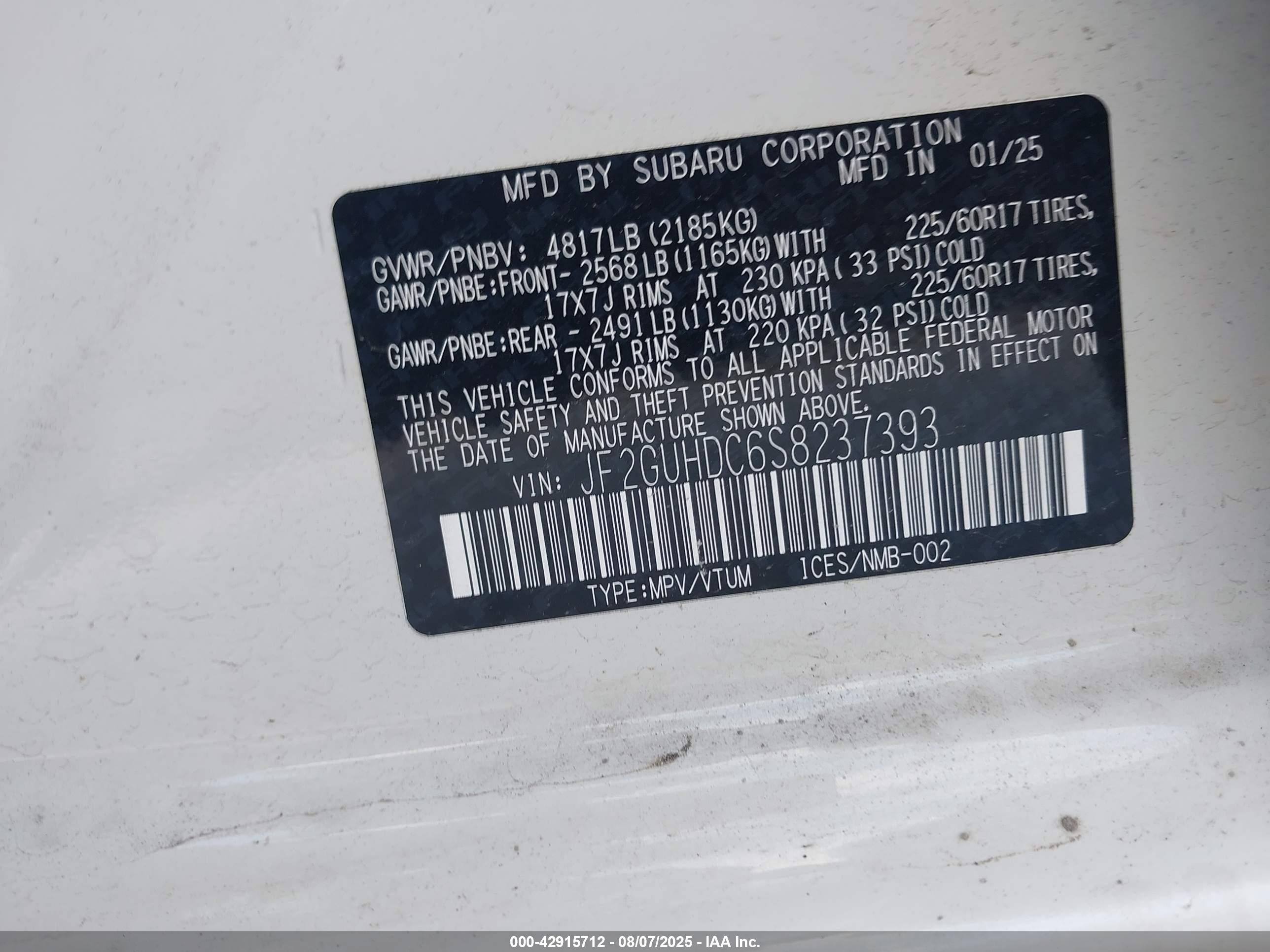 SUBARU CROSSTREK image 9