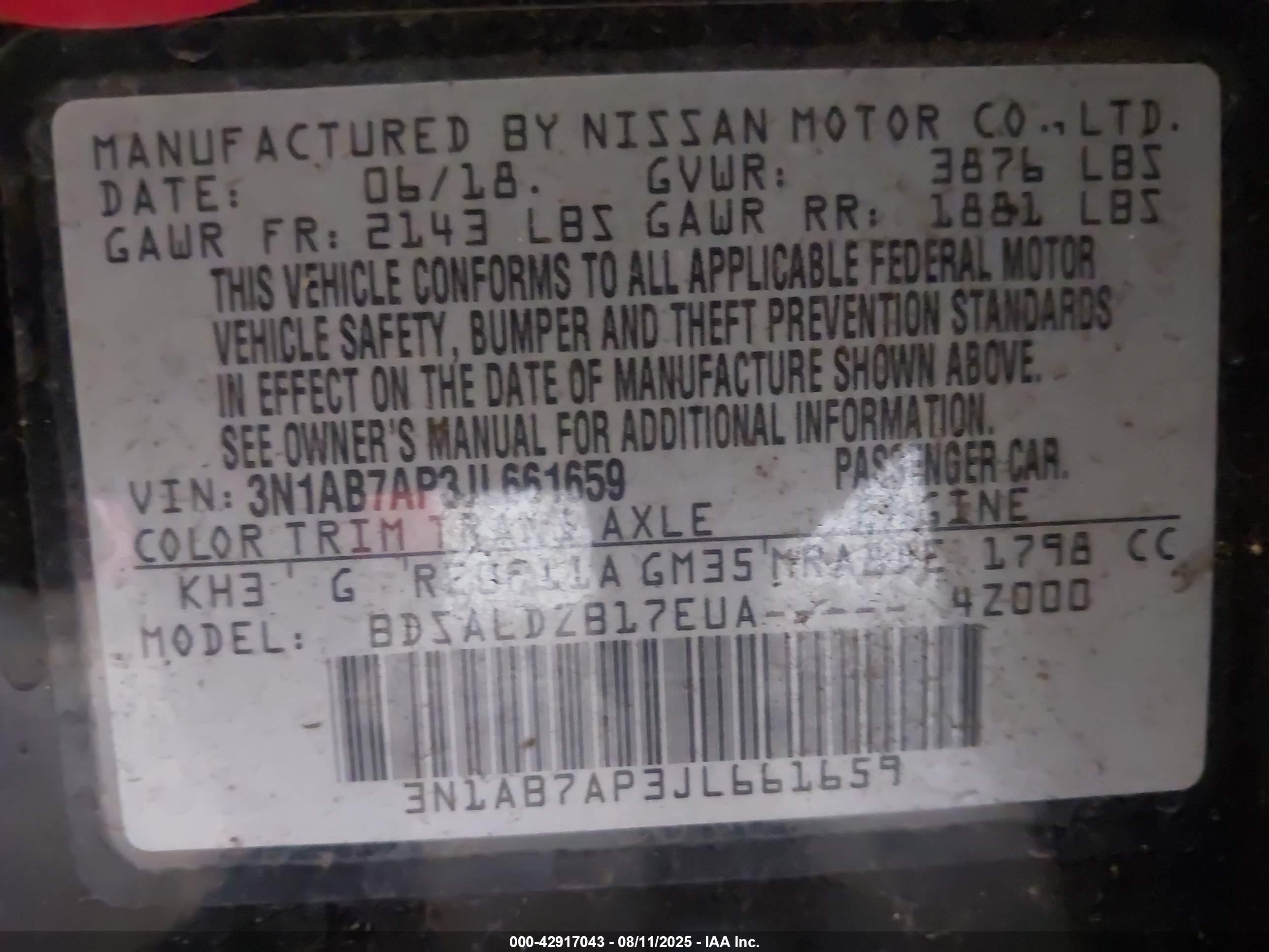 NISSAN SENTRA image 9