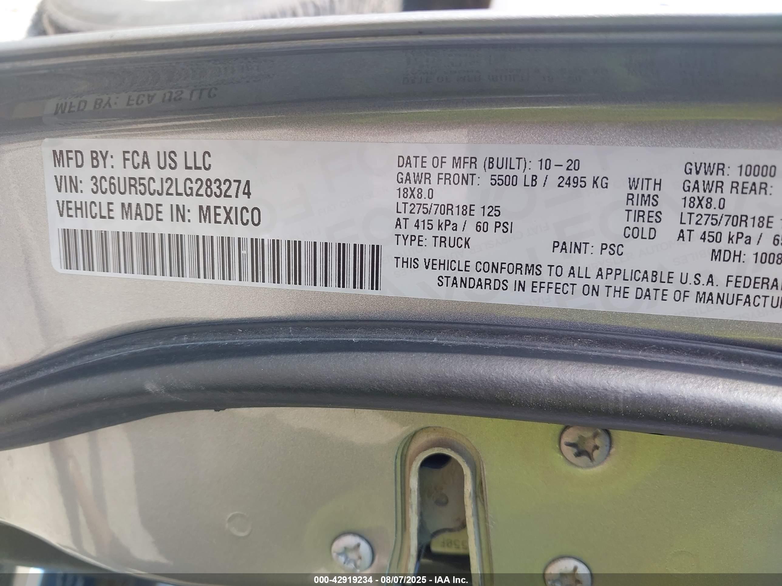 RAM 2500 image 9
