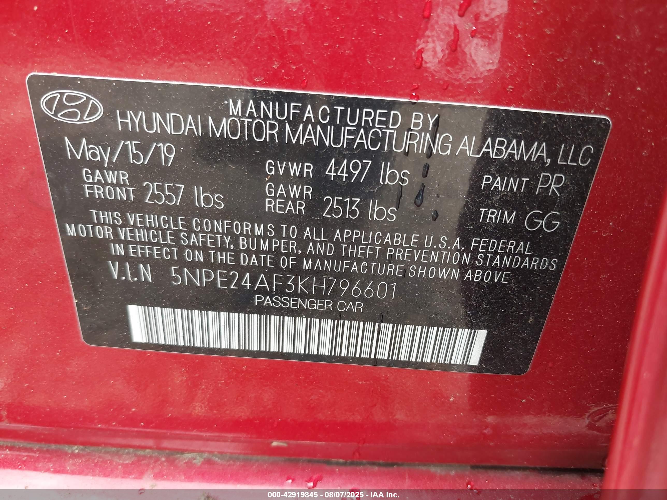 HYUNDAI SONATA image 9