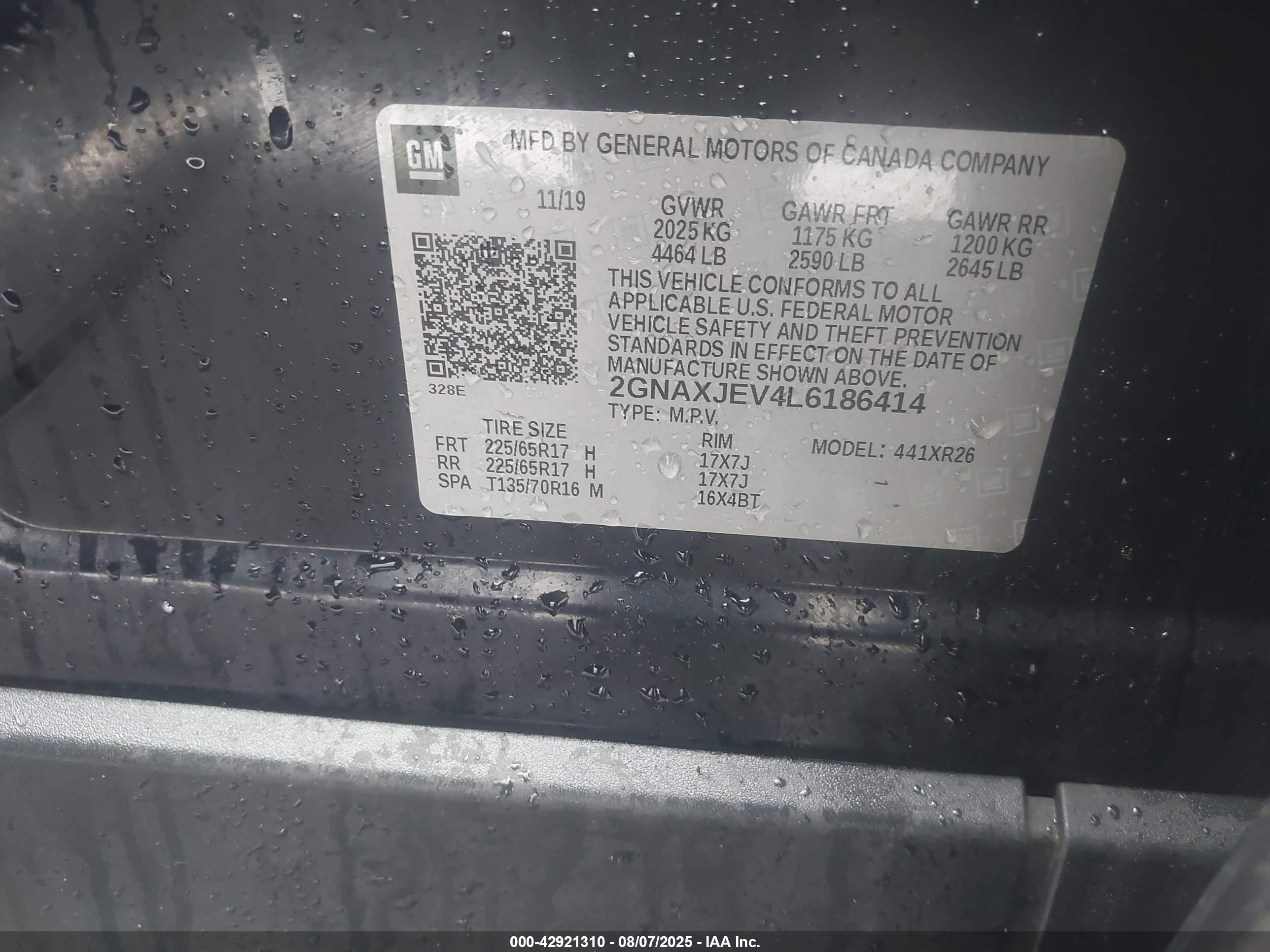 CHEVROLET EQUINOX image 9
