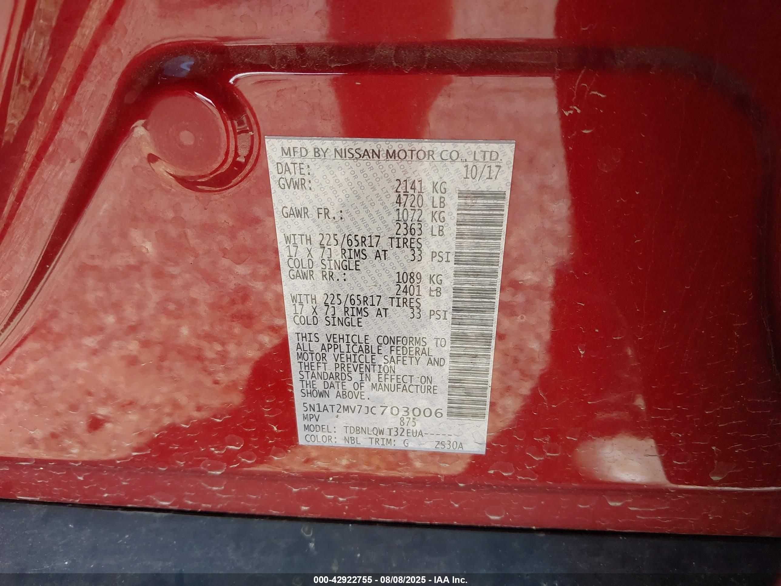 NISSAN ROGUE image 9