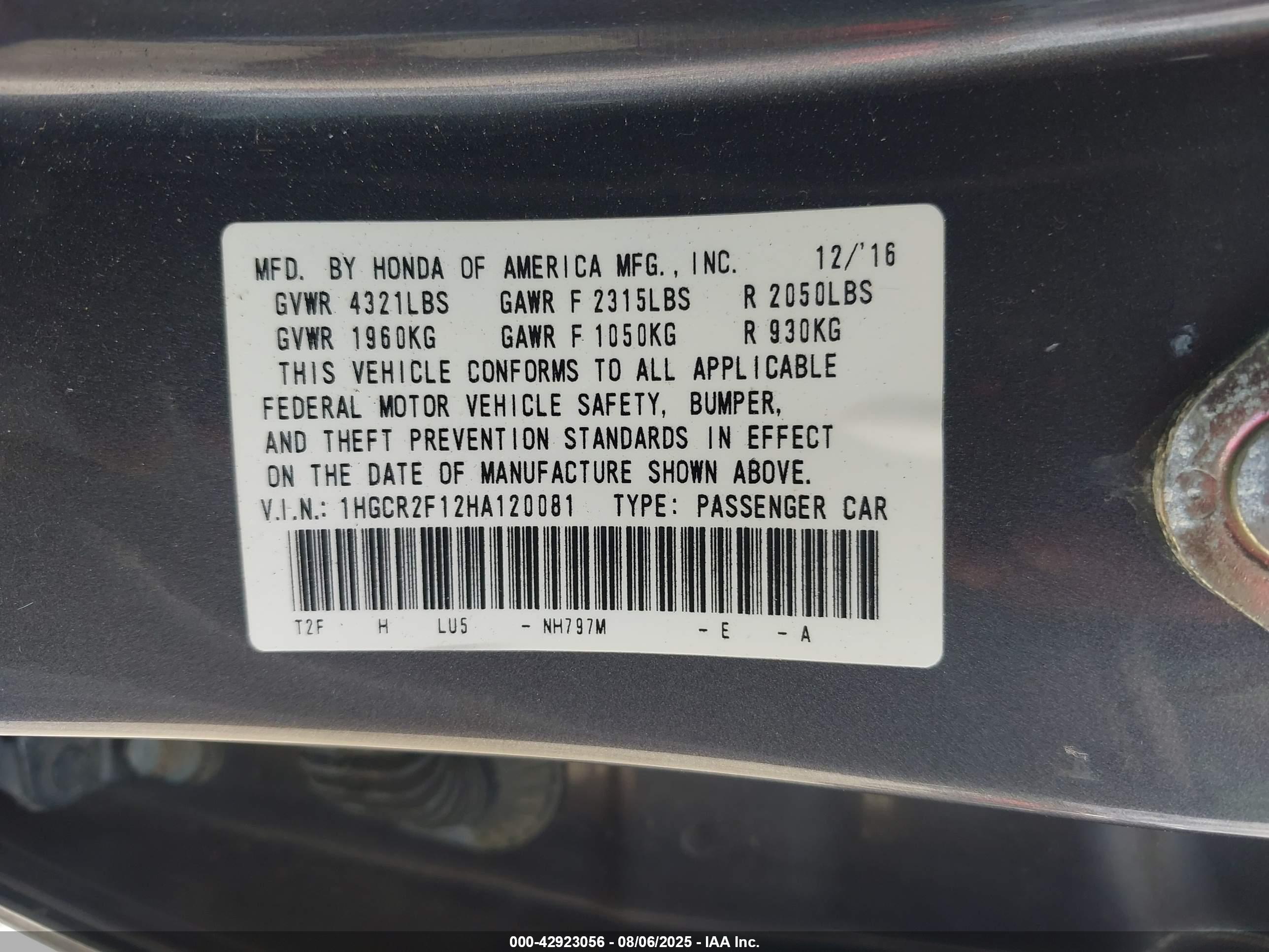 HONDA ACCORD image 9
