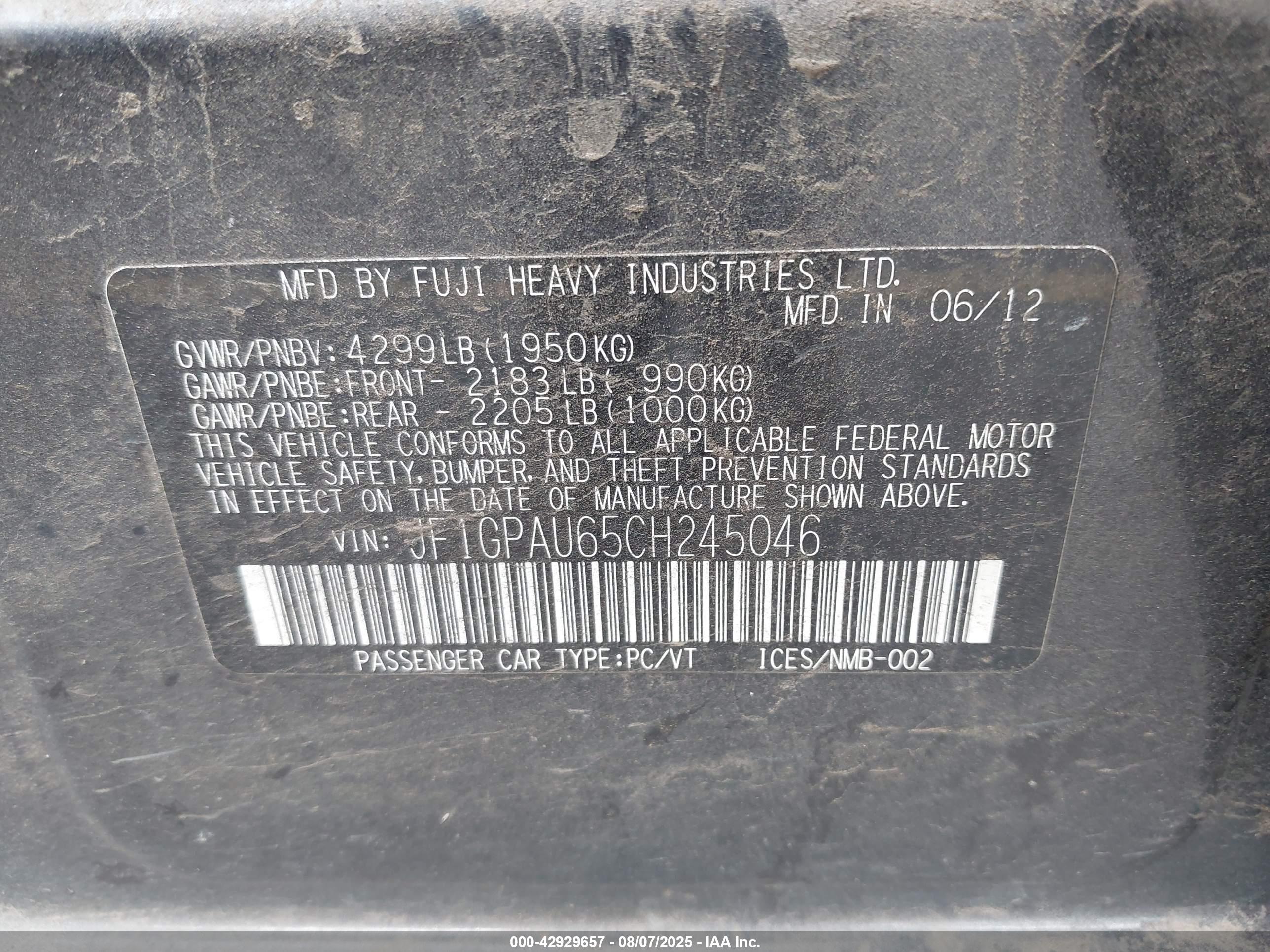 SUBARU IMPREZA image 9
