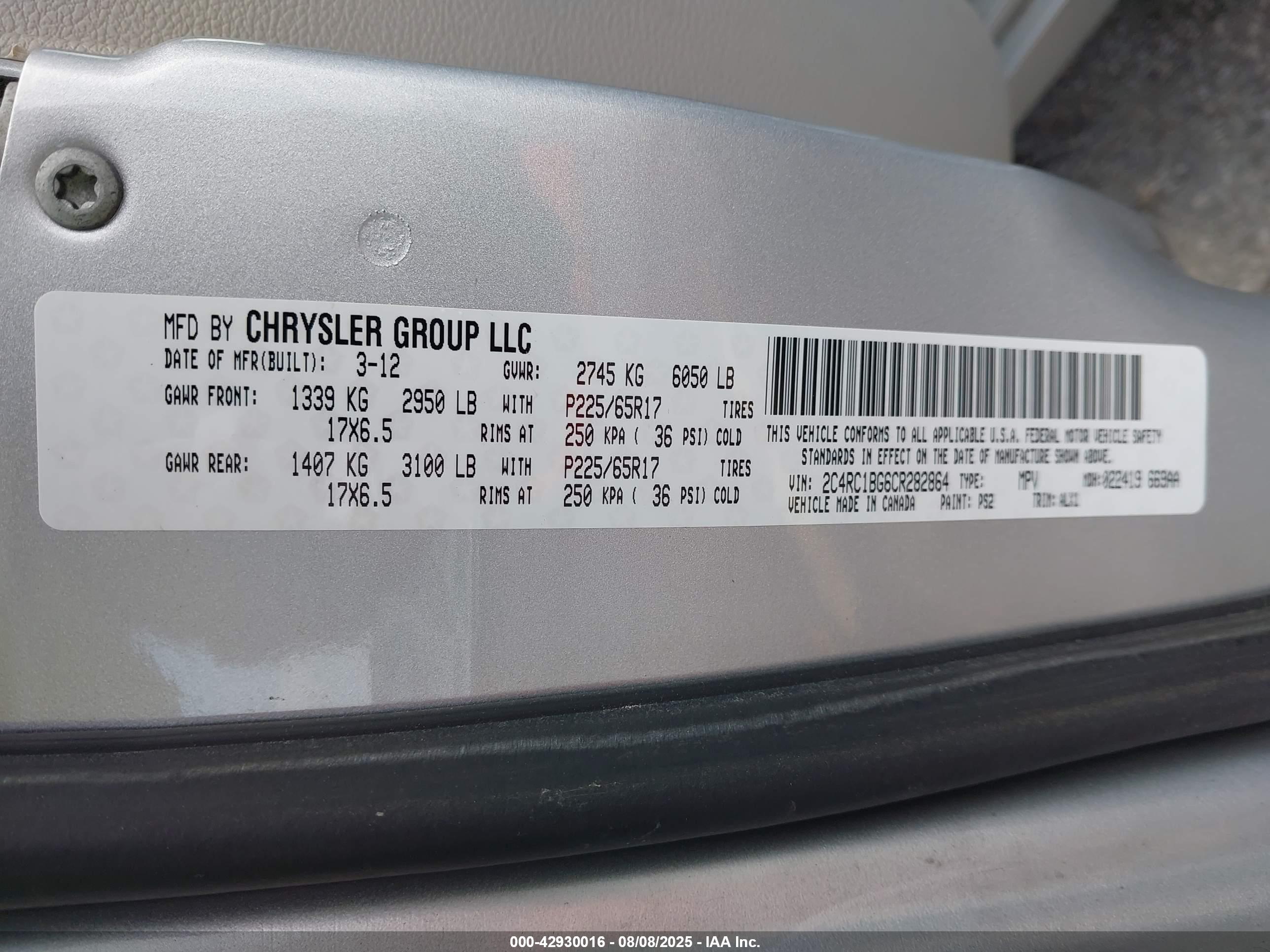 CHRYSLER TOWN image 9