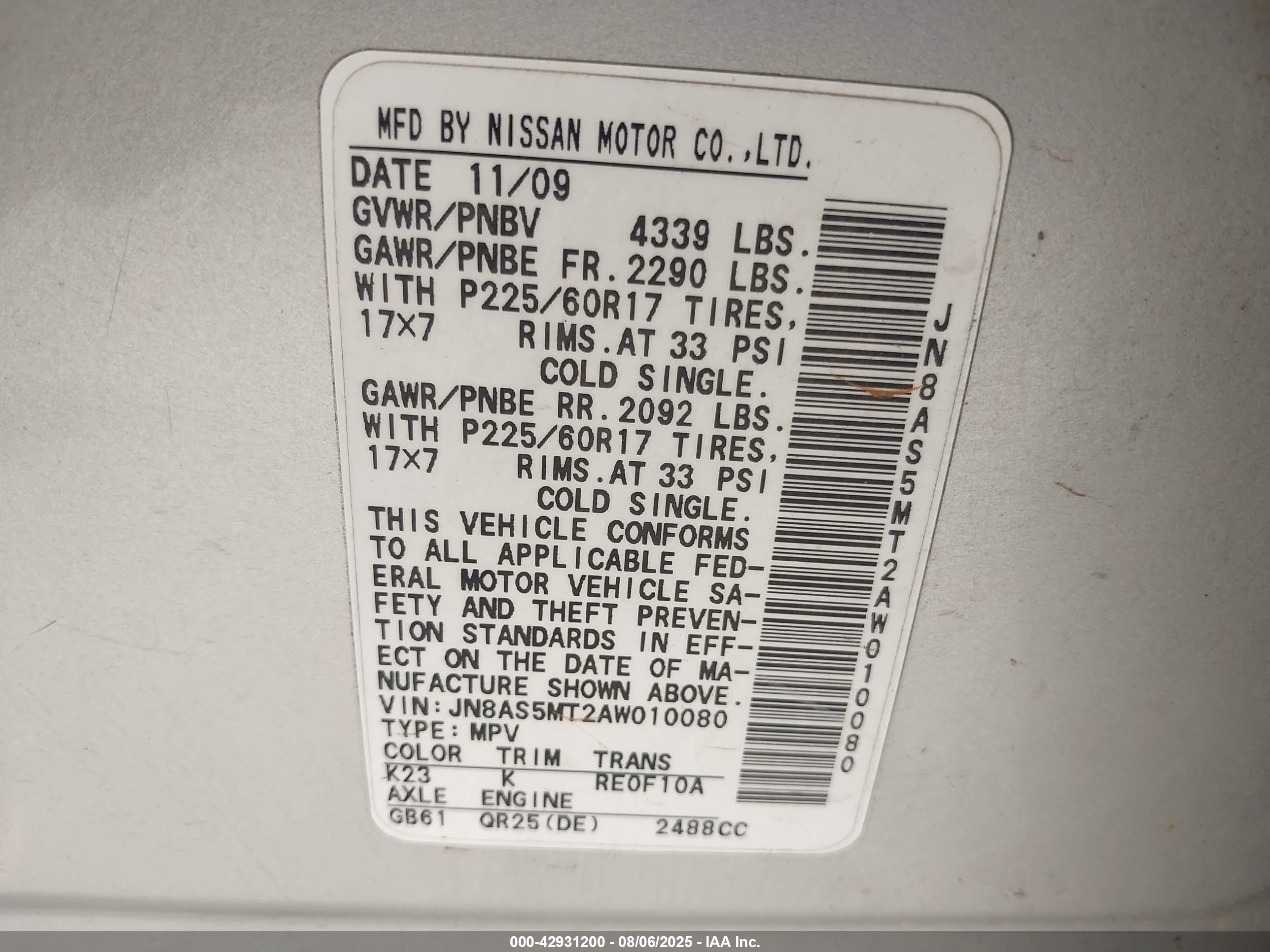 NISSAN ROGUE image 9