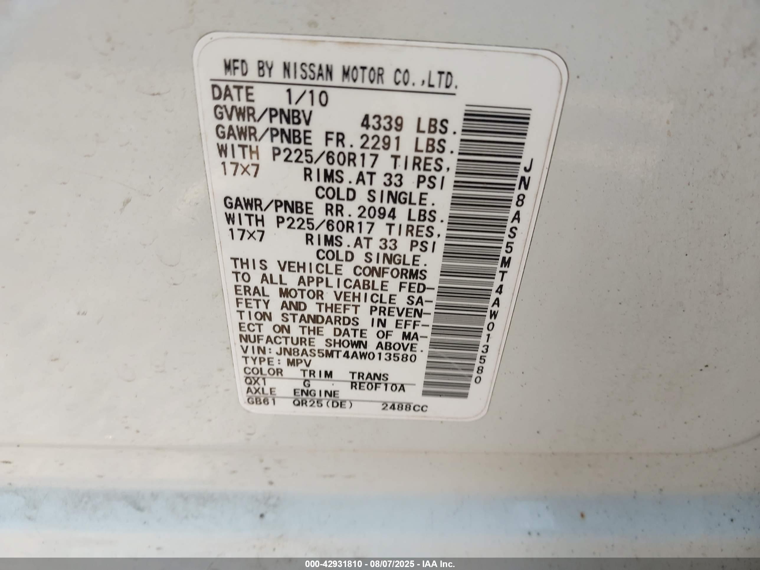NISSAN ROGUE image 9