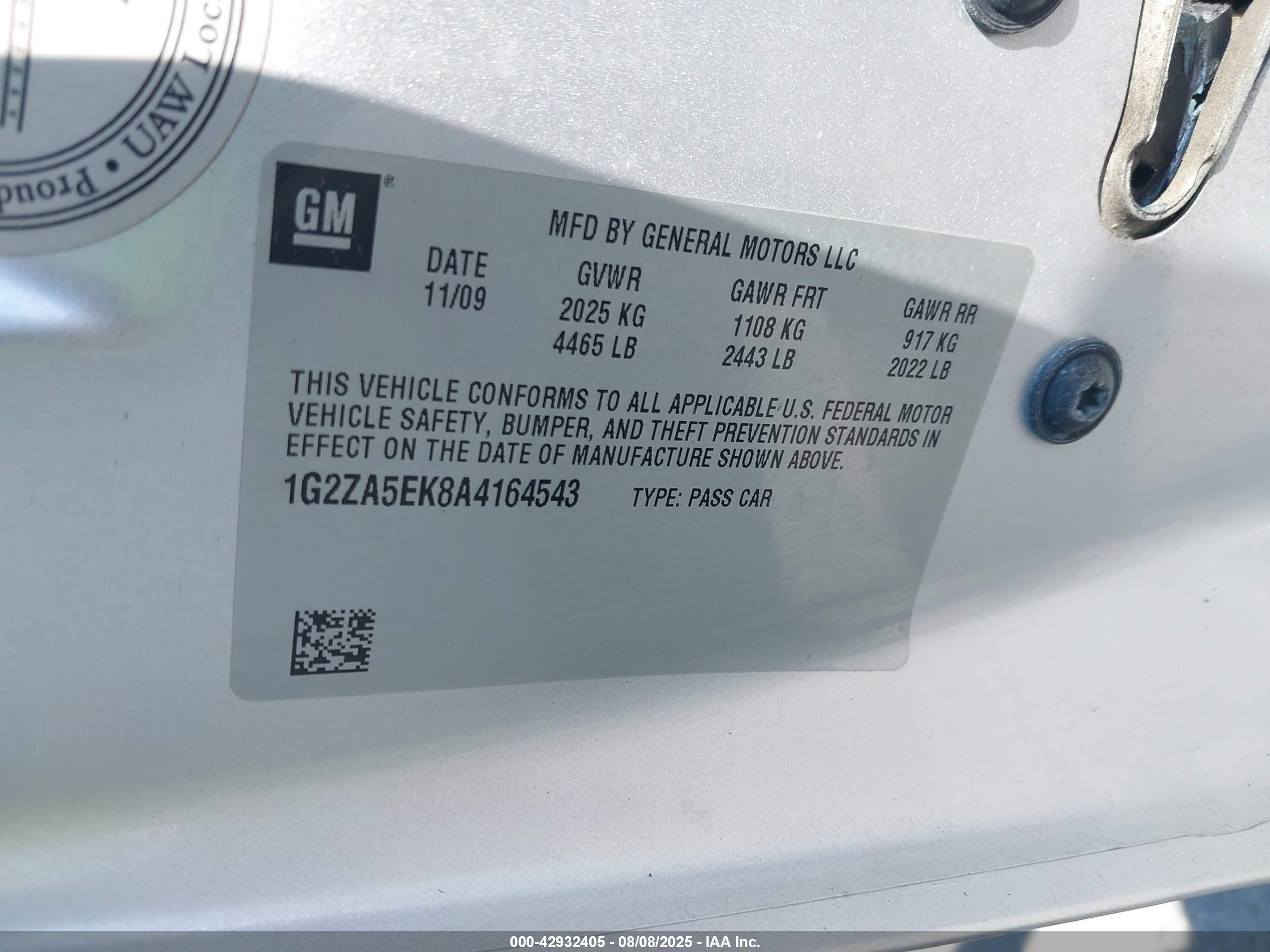 PONTIAC G6 image 9