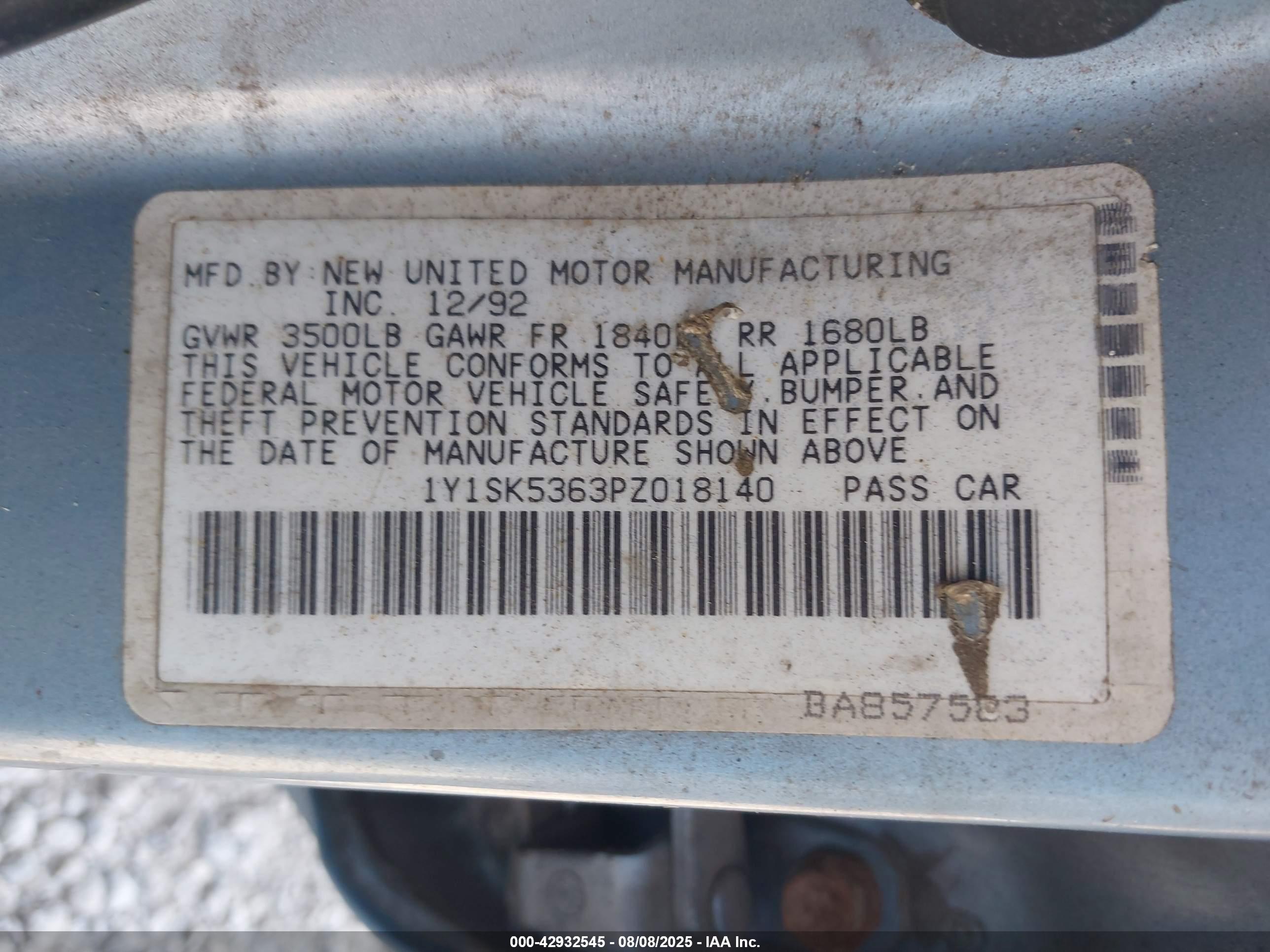 GEO PRIZM image 9