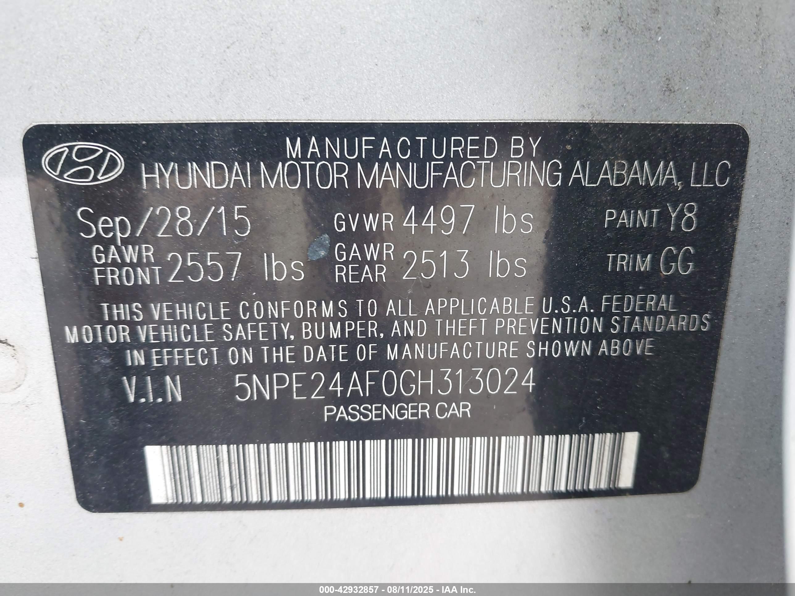 HYUNDAI SONATA image 9