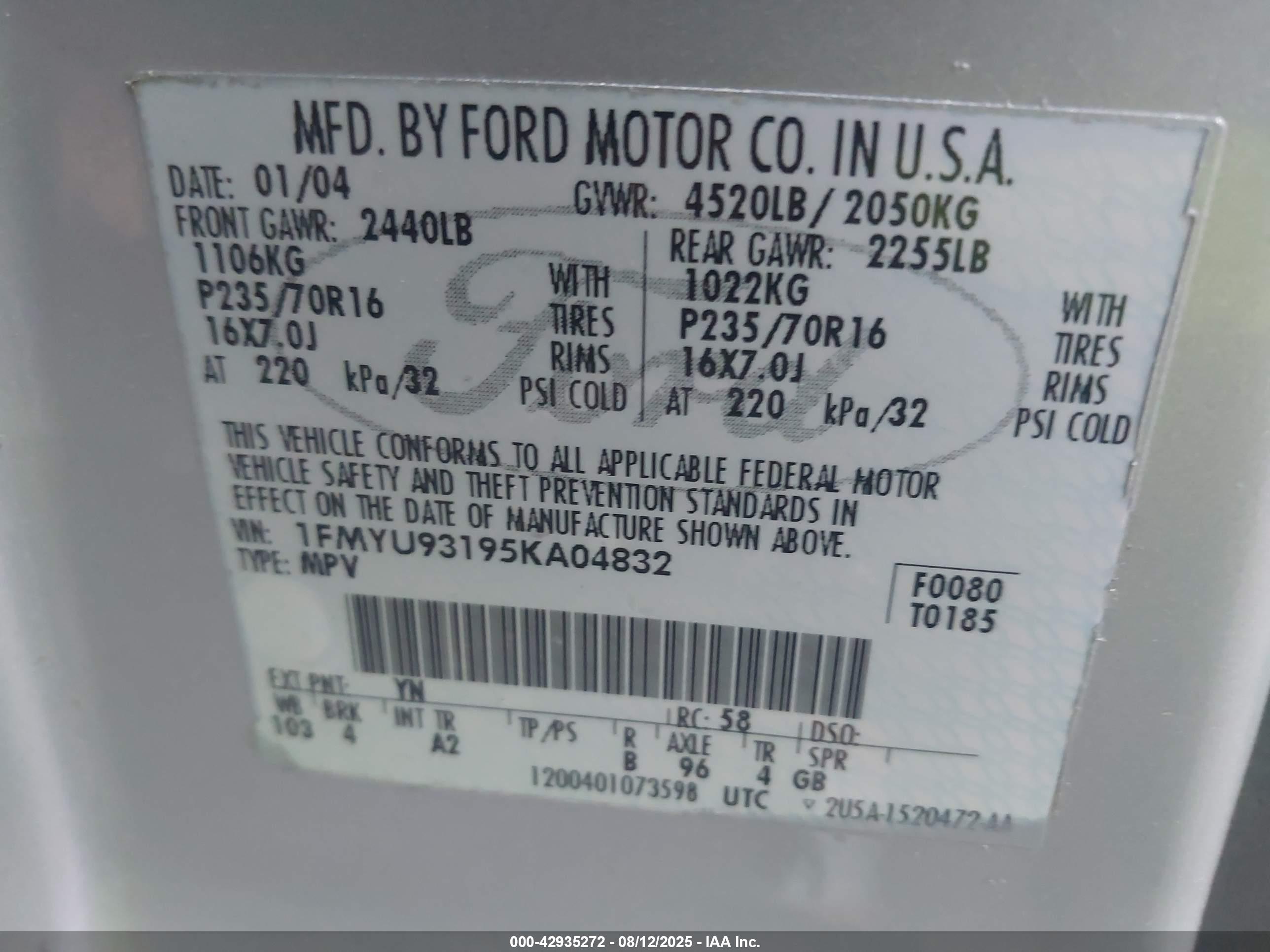 FORD ESCAPE image 9
