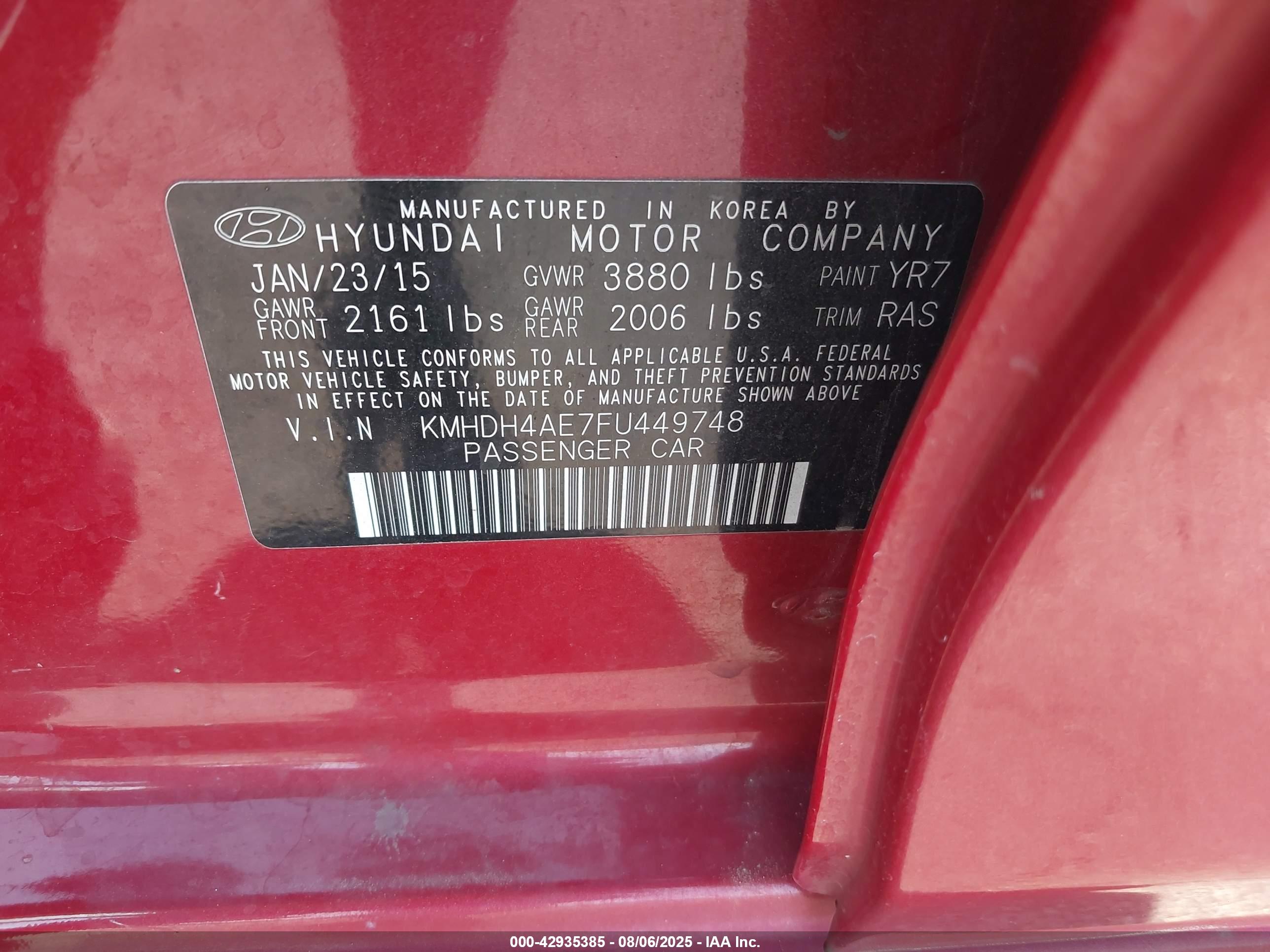 HYUNDAI ELANTRA image 9