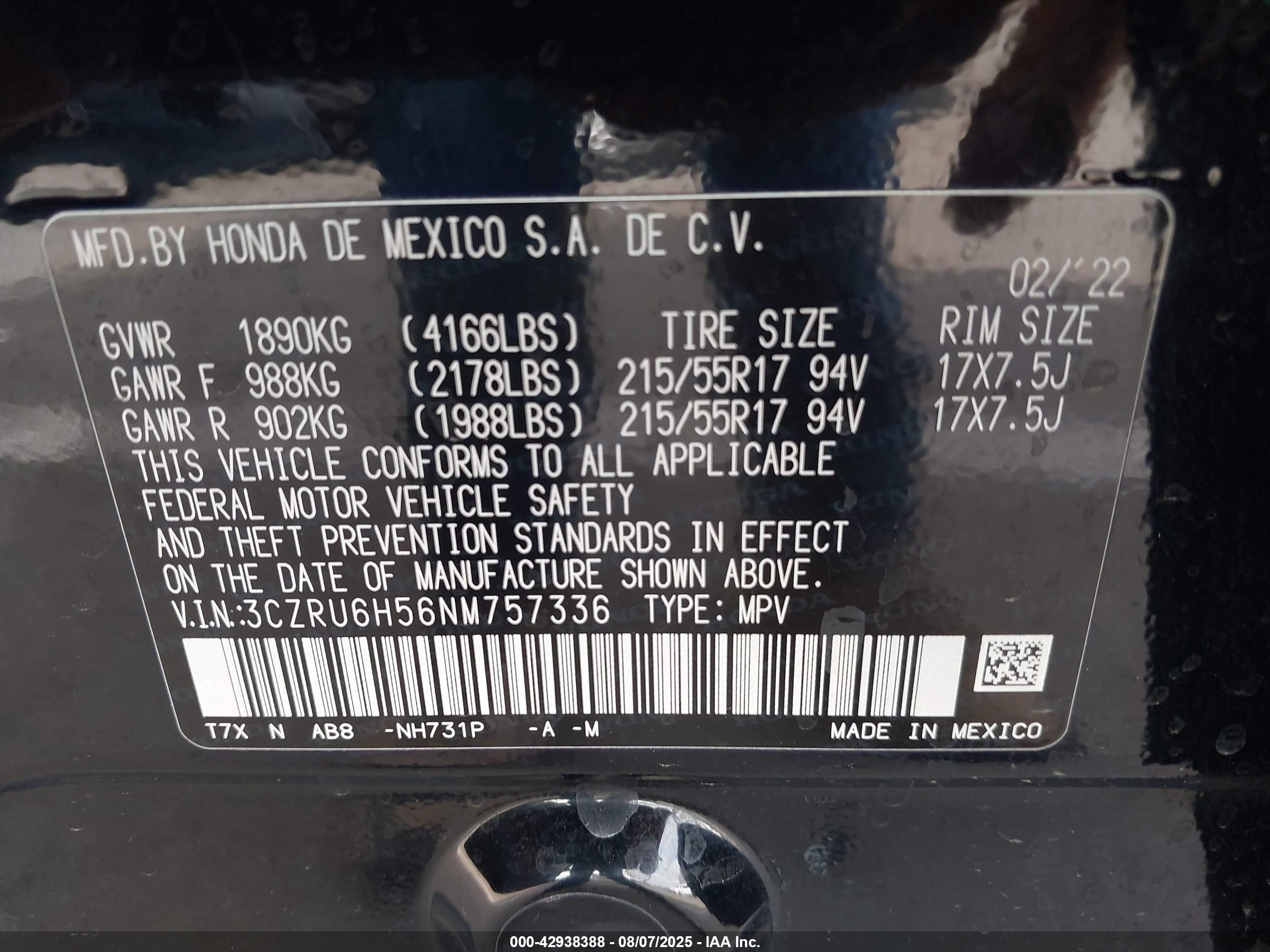 HONDA HR-V image 9