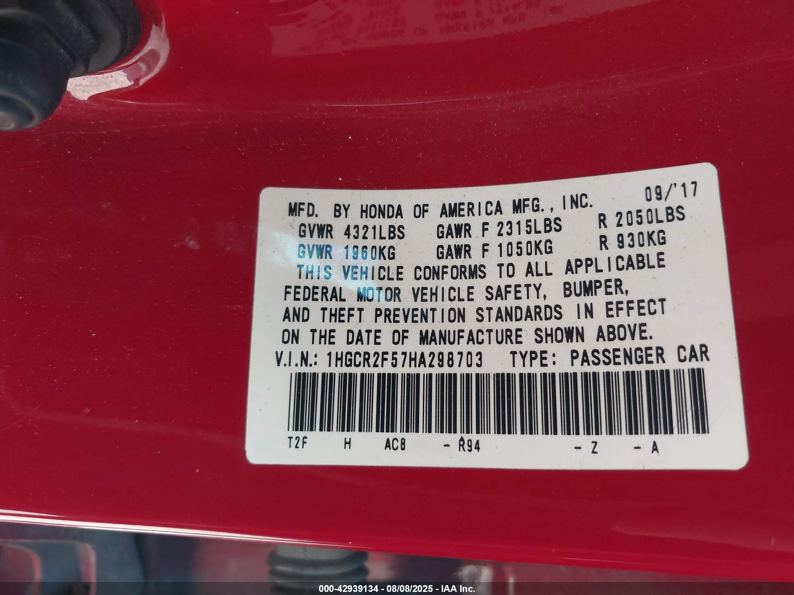 HONDA ACCORD image 9