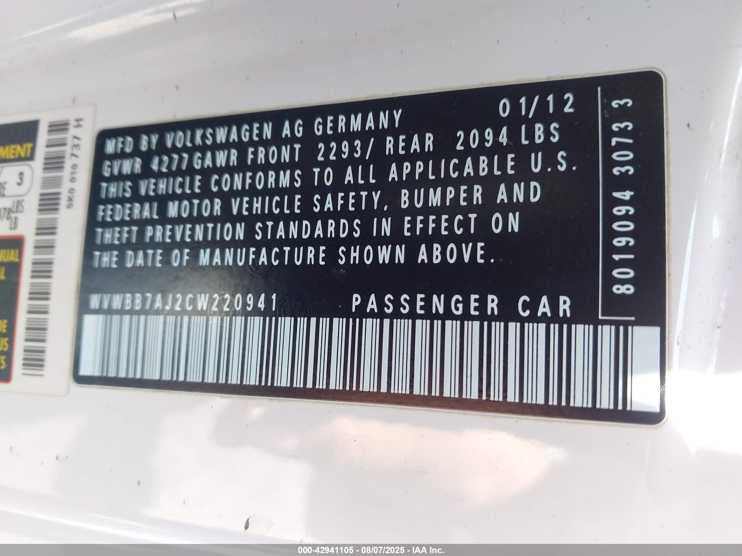 VOLKSWAGEN GOLF image 9