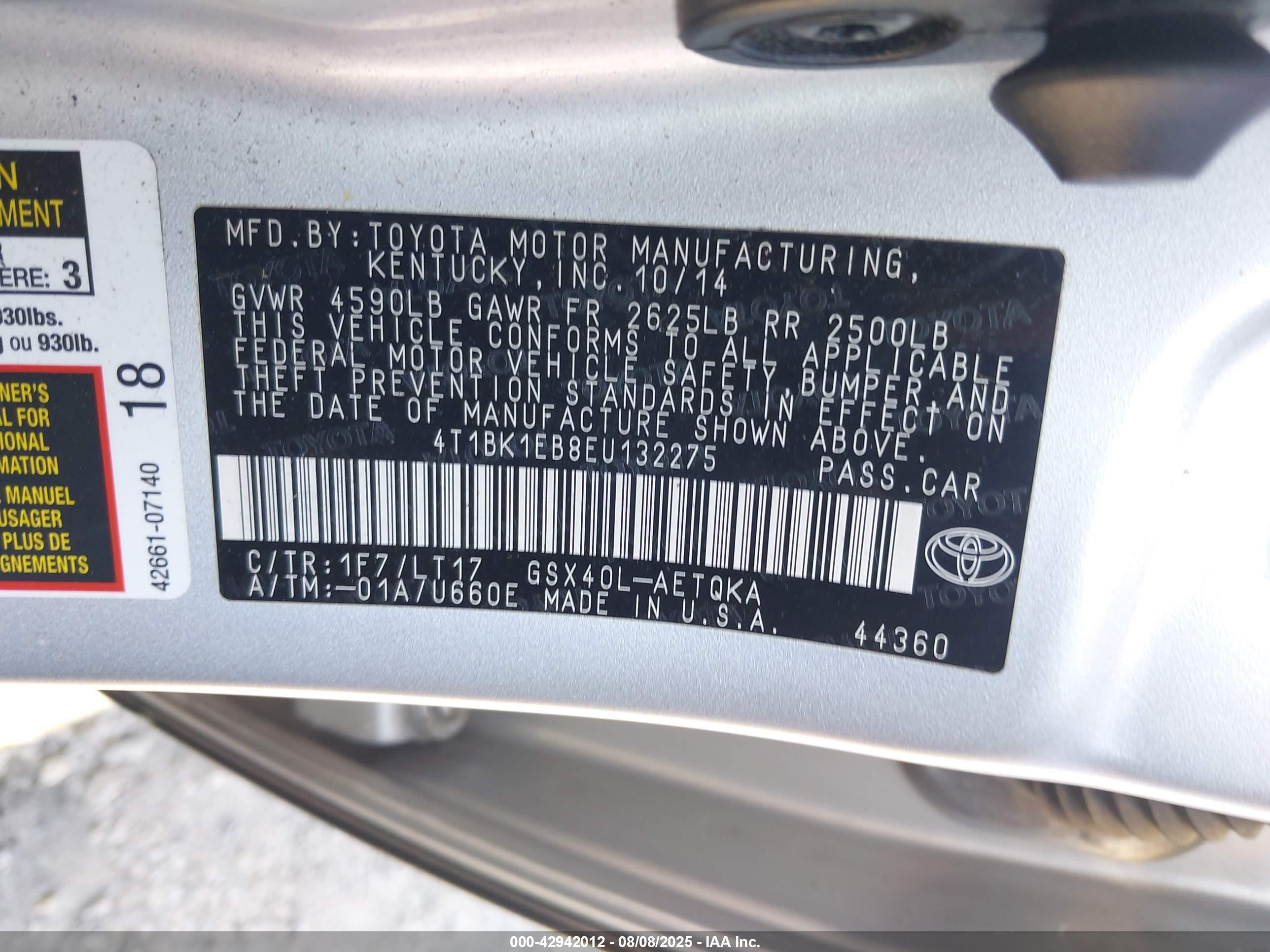 TOYOTA AVALON image 9