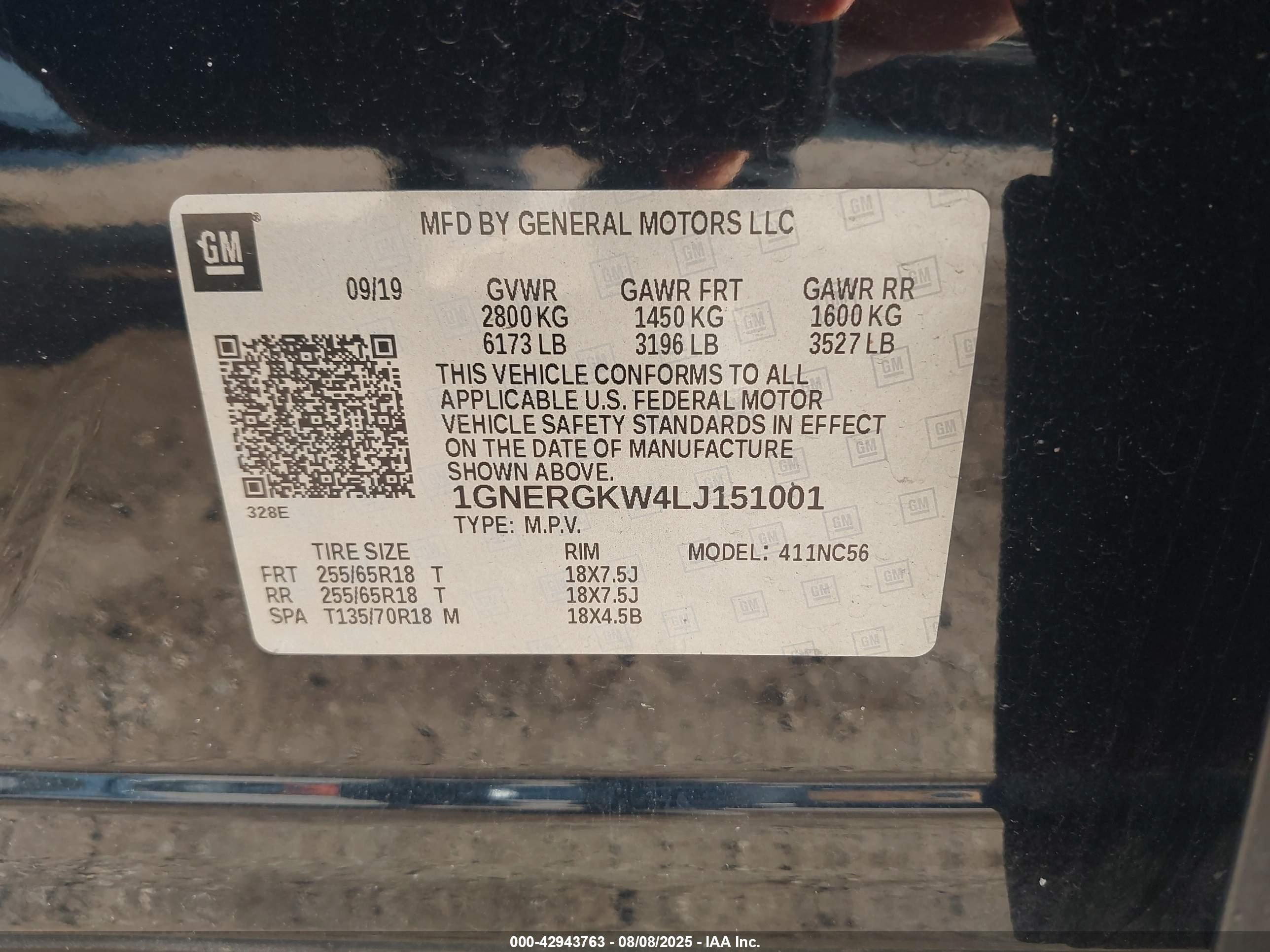 CHEVROLET TRAVERSE image 9