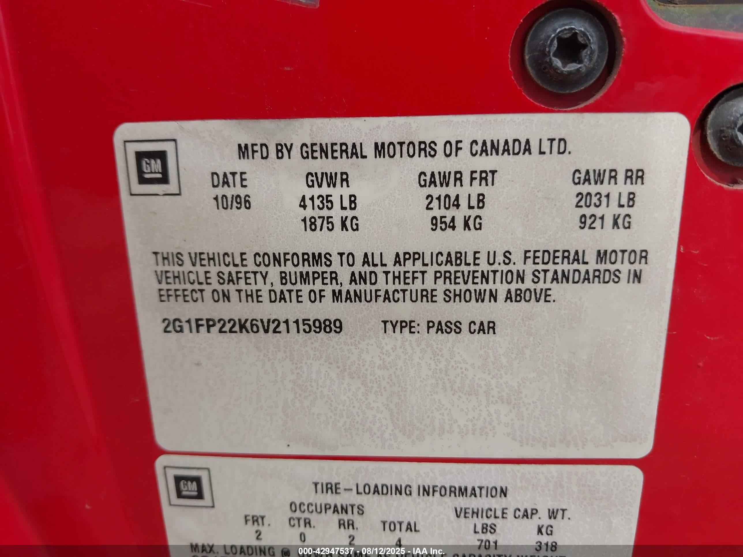 CHEVROLET CAMARO image 9