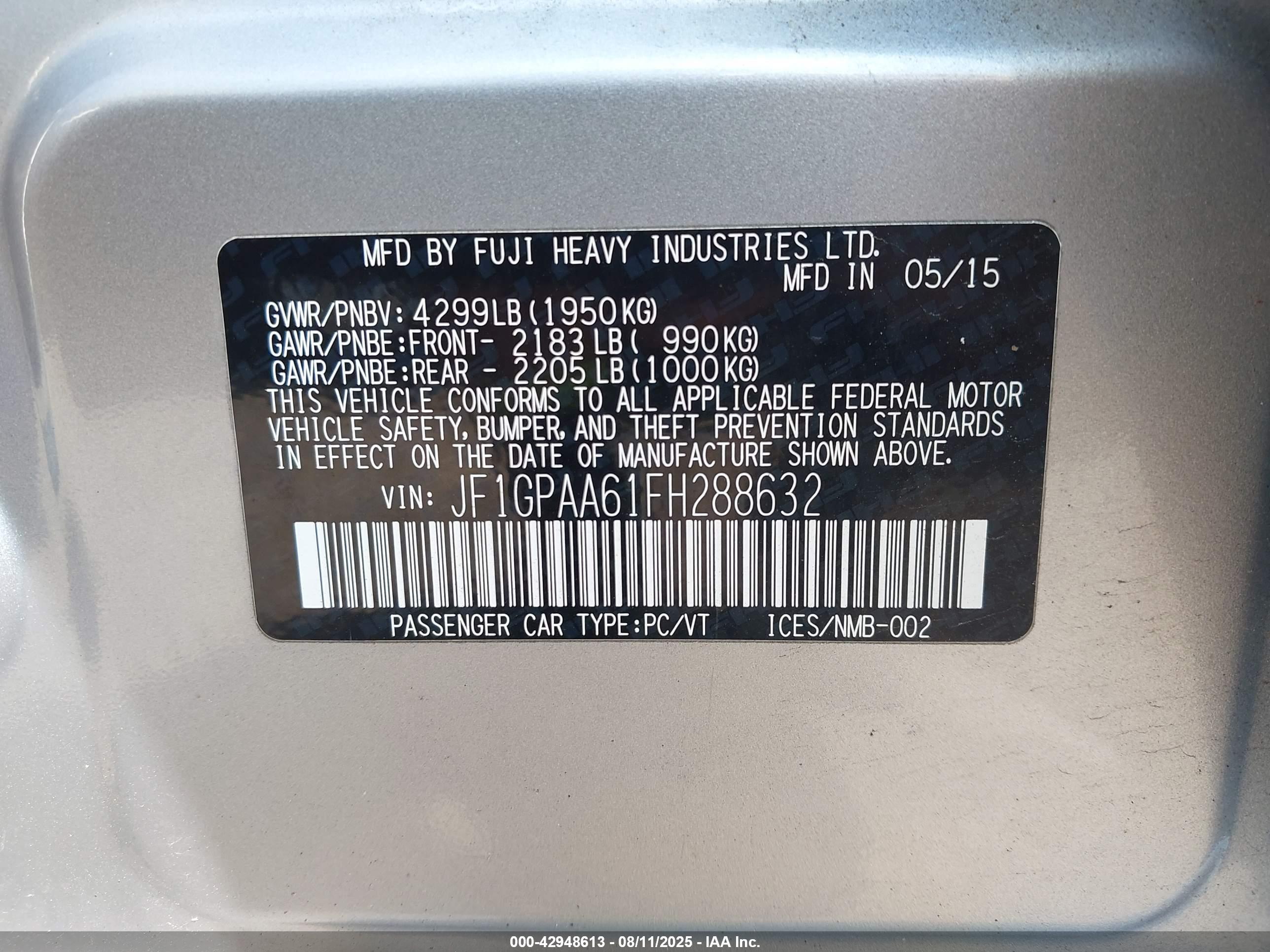 SUBARU IMPREZA image 9