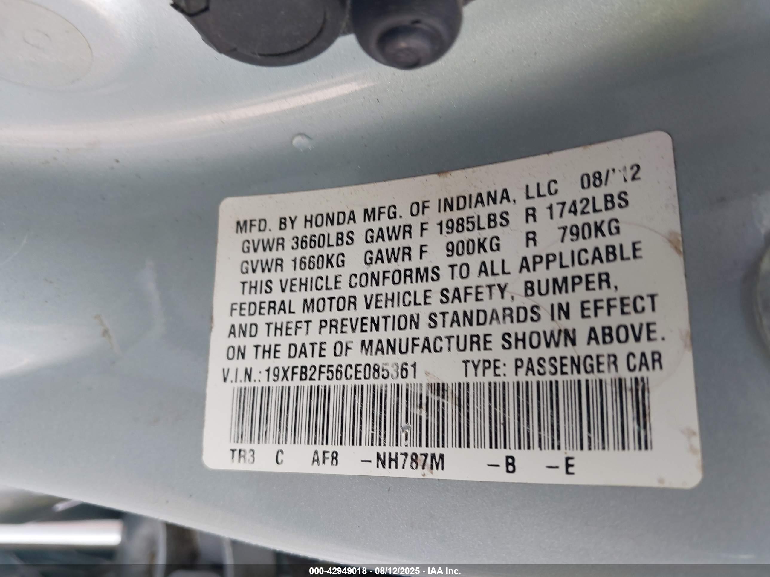 HONDA CIVIC image 9