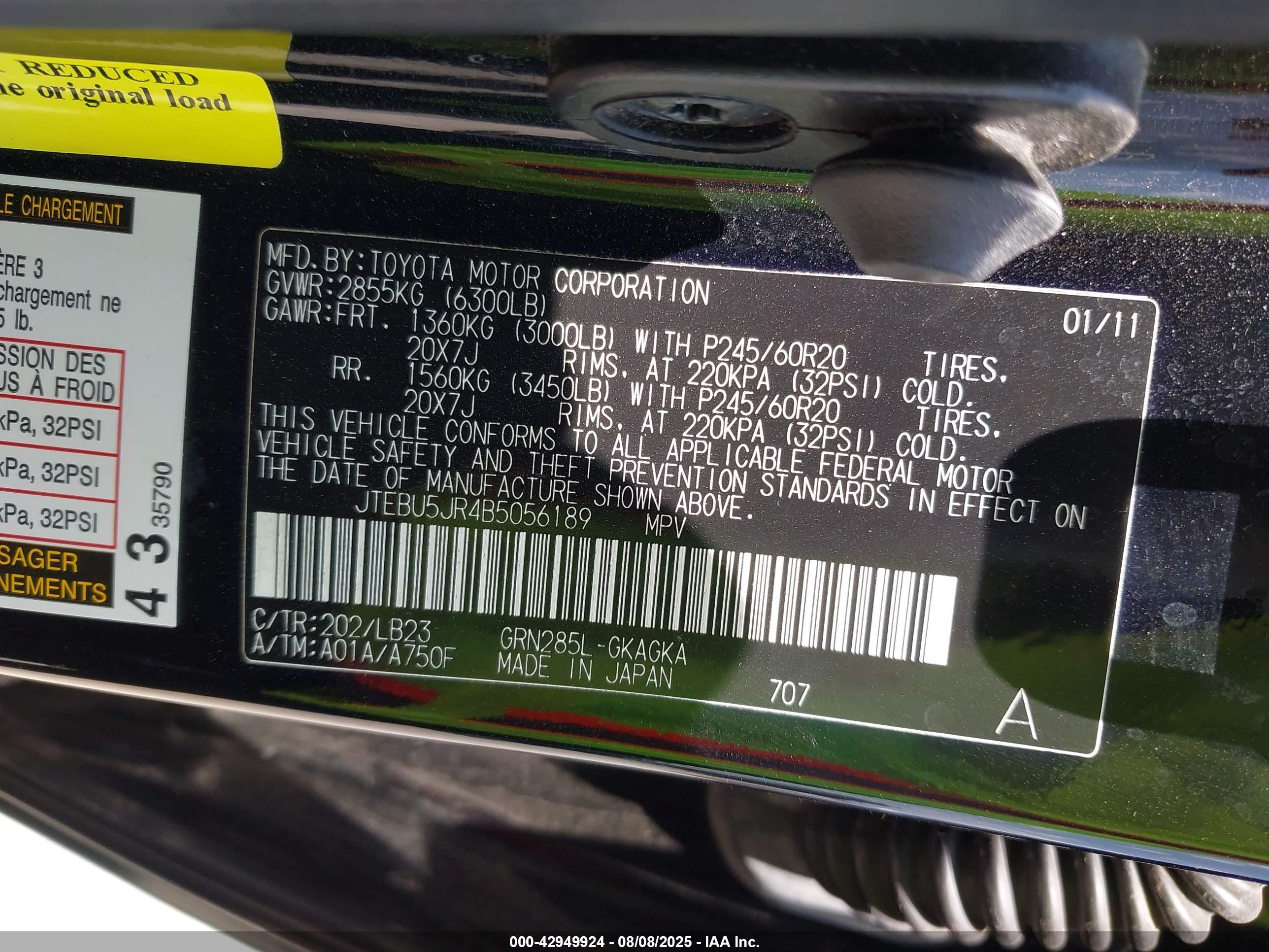 TOYOTA 4RUNNER image 9