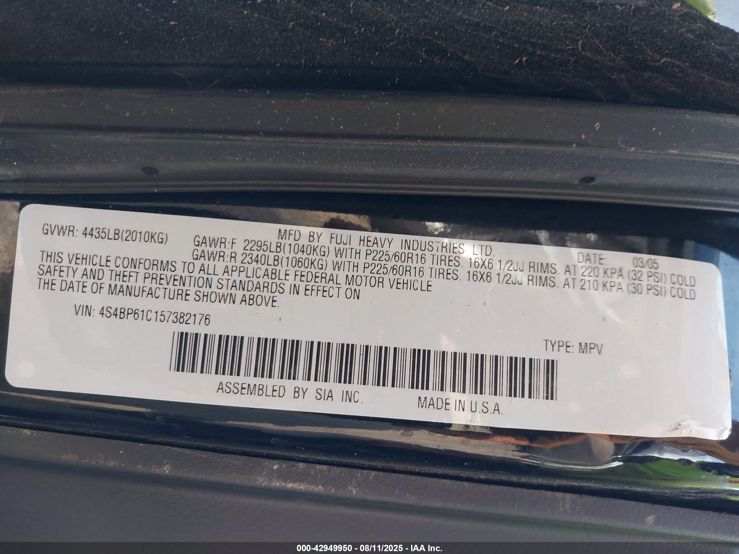 SUBARU OUTBACK image 9