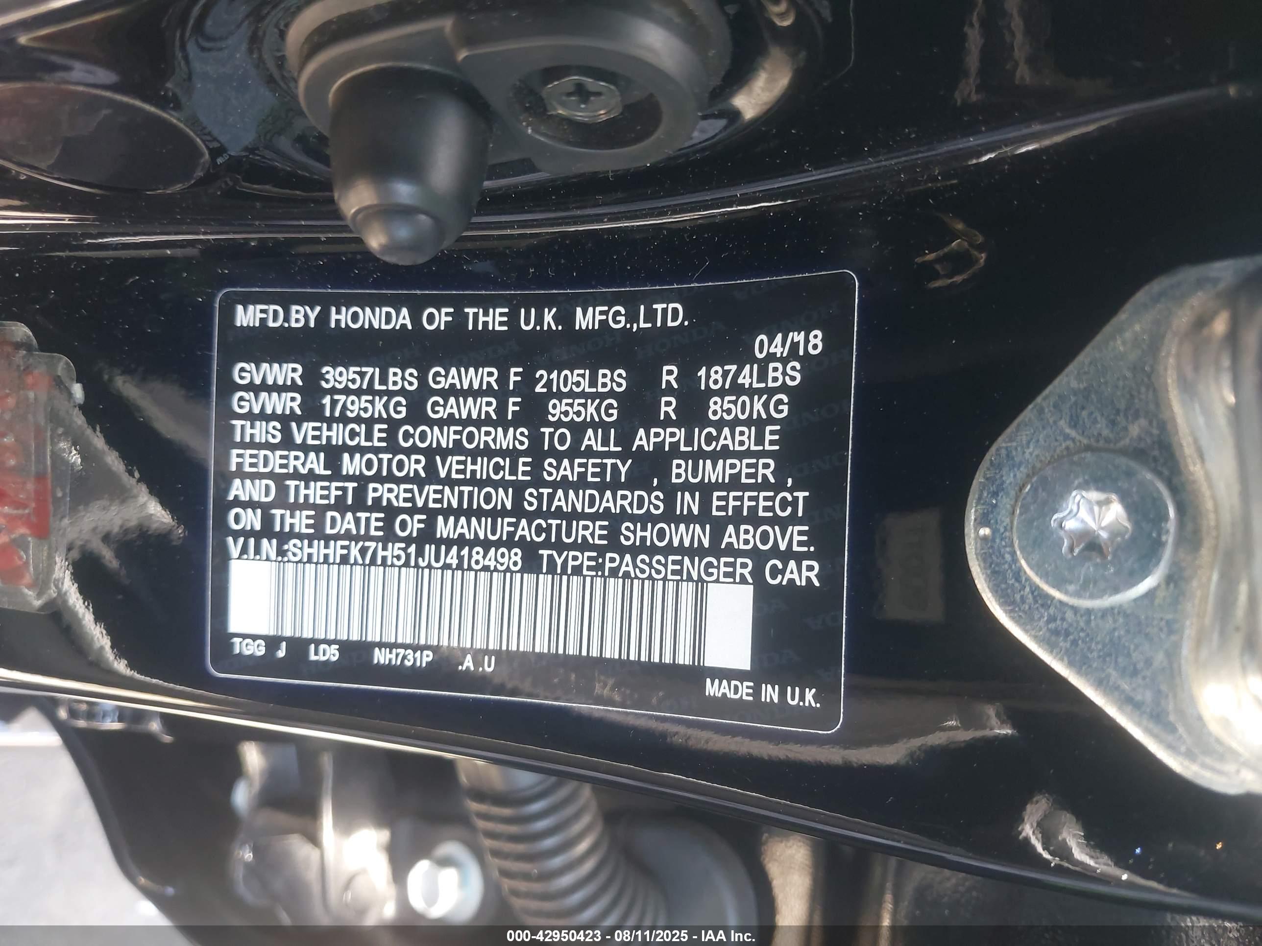 HONDA CIVIC image 9