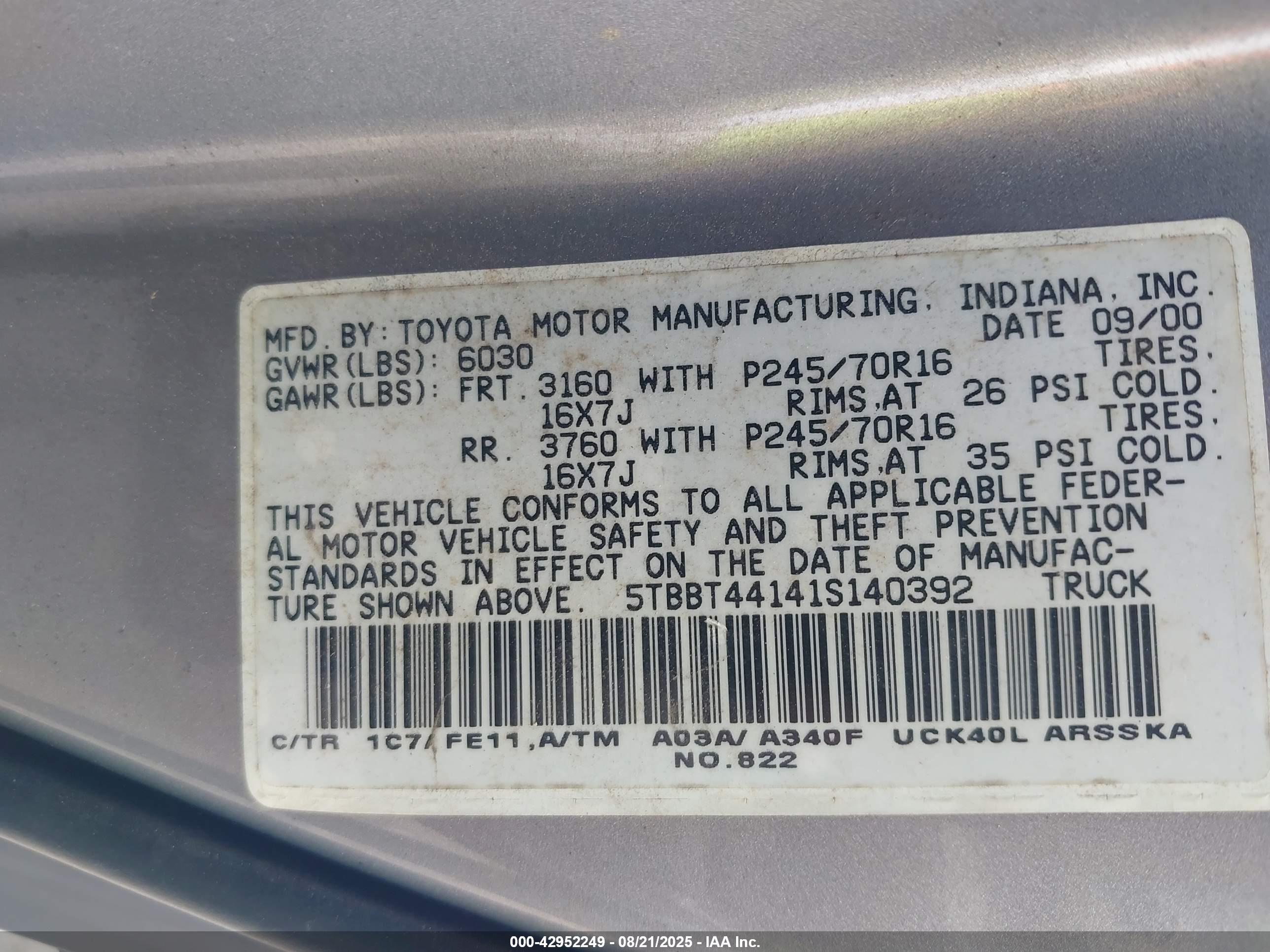 TOYOTA TUNDRA image 9
