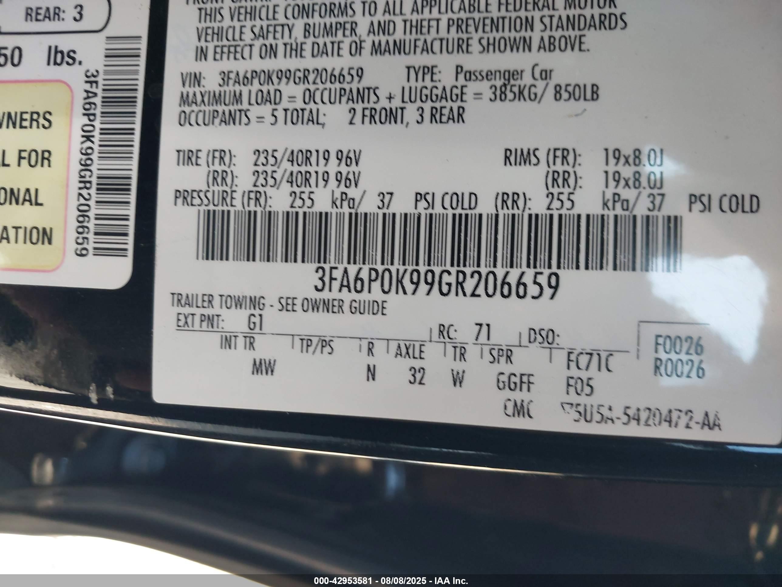 FORD FUSION image 9