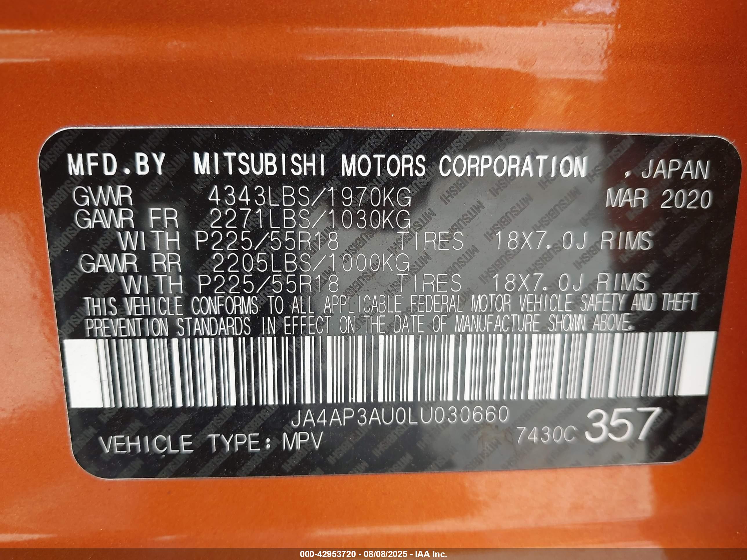 MITSUBISHI OUTLANDER image 9