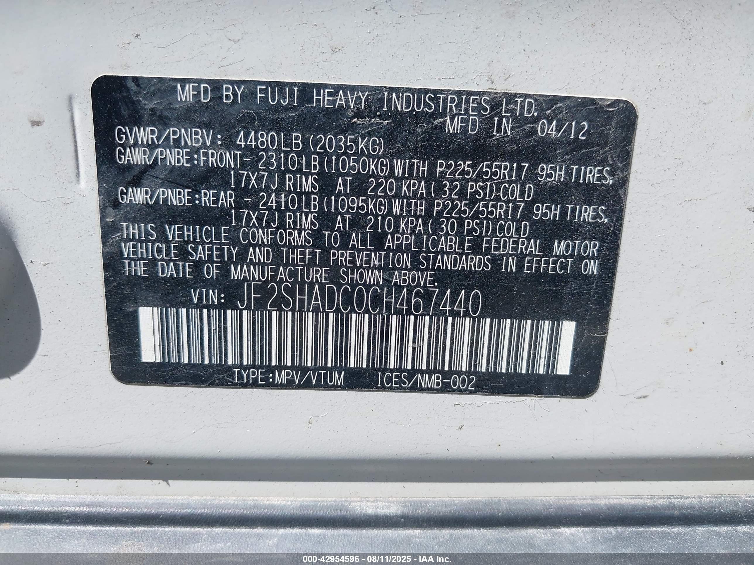 SUBARU FORESTER image 9